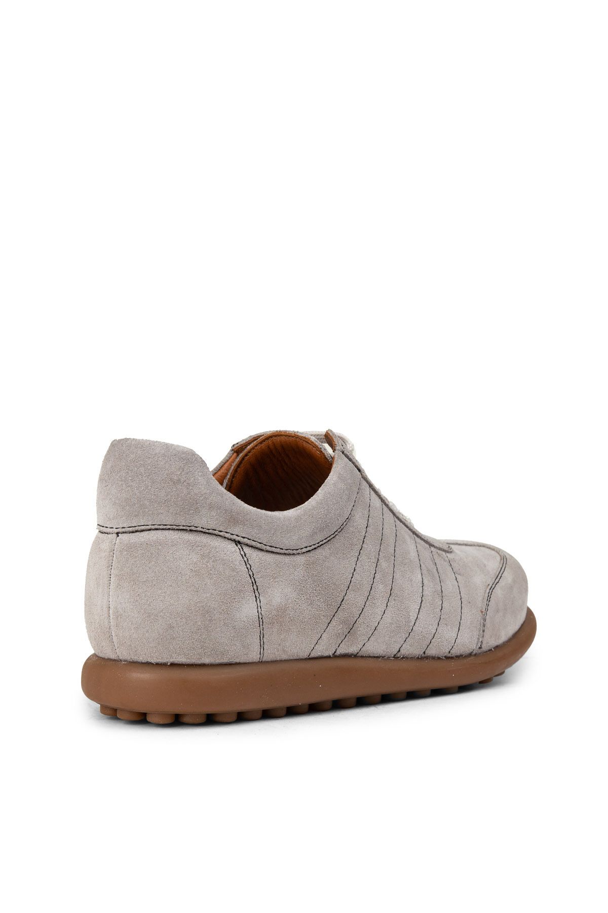 Deery-Pantofi casual gri din piele intoarsa pentru barbati 2