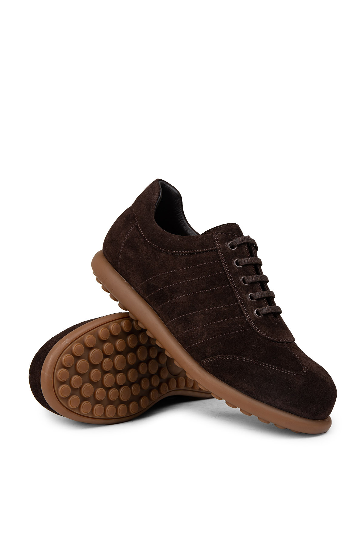 Deery-Men's Genuine Suede Brown Casual Shoes 3
