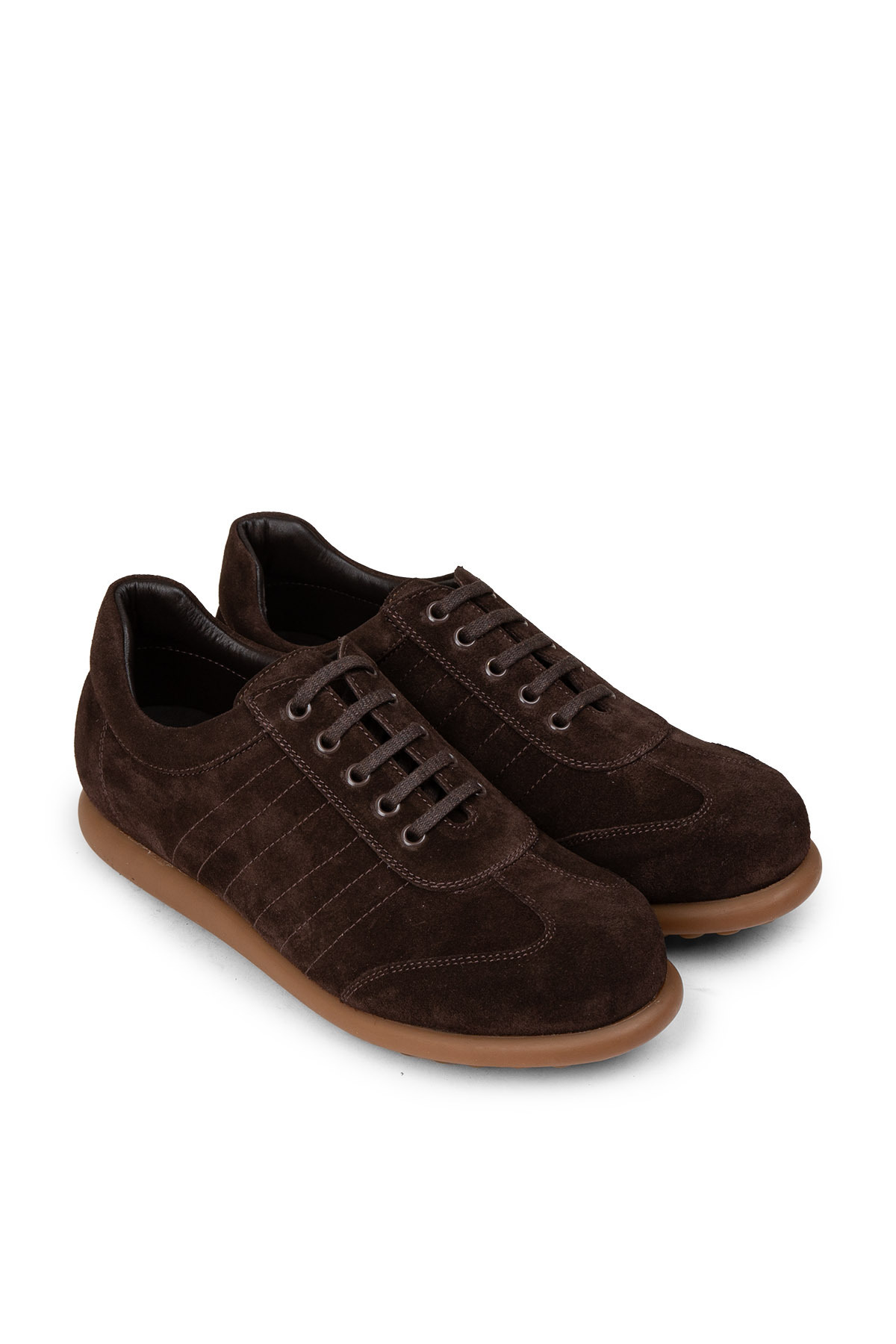 Deery-Men's Genuine Suede Brown Casual Shoes 4