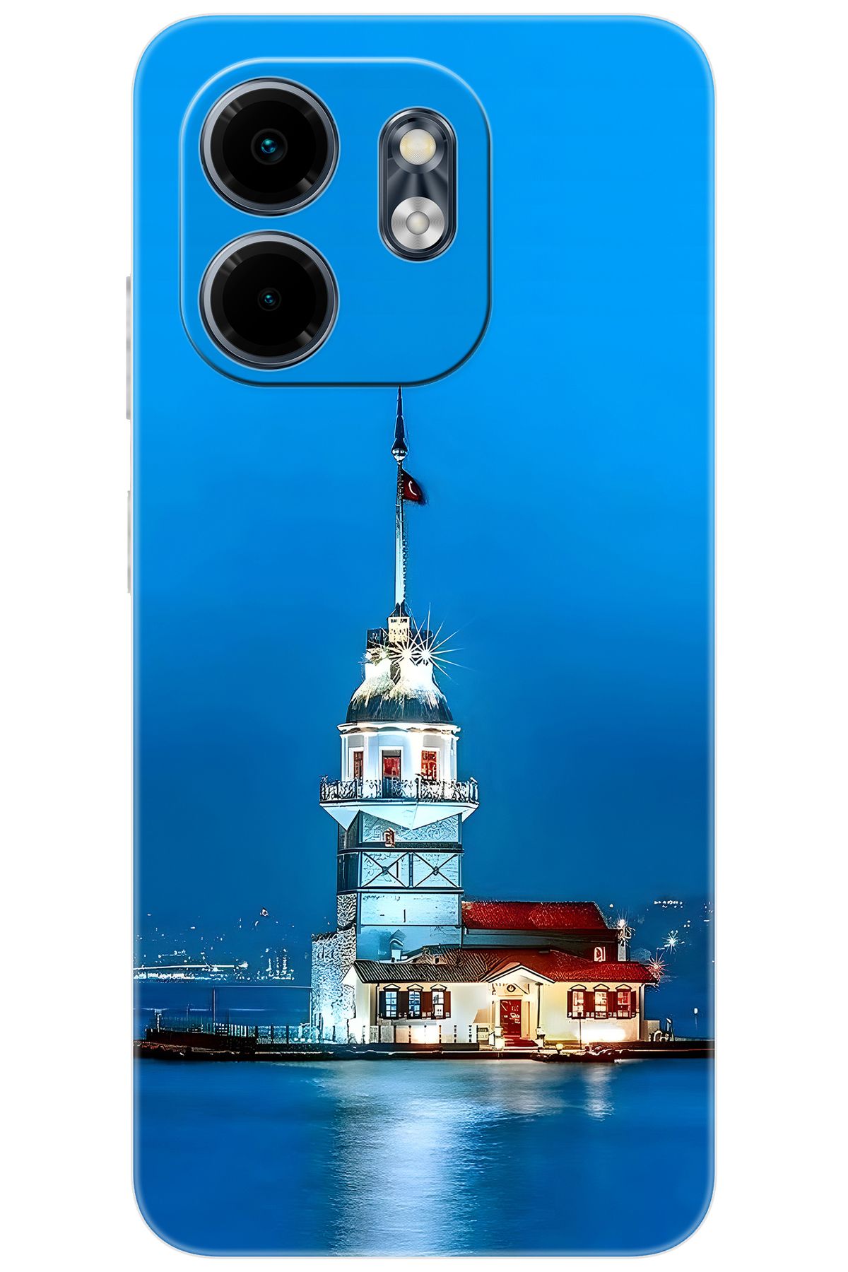 Ceppare iNfinix Smart 9 (X6532) Uyumlu Kılıf Desen Baskılı Silikon Kız Kulesi STK:617 CP-CsaoNsa