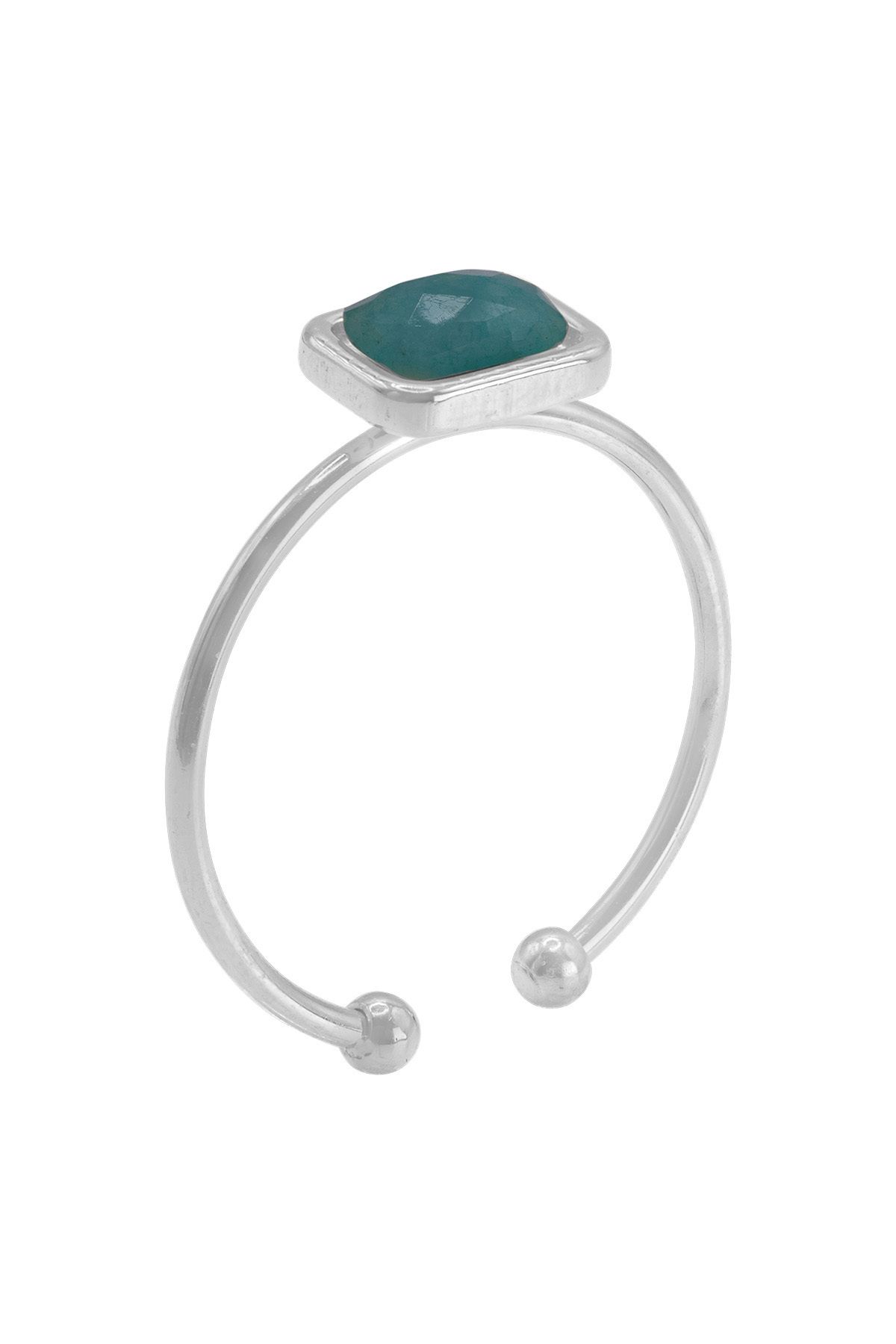 Heideman Ring Mit Stein Picto Silberfarben Modisch für Damen - One Size
