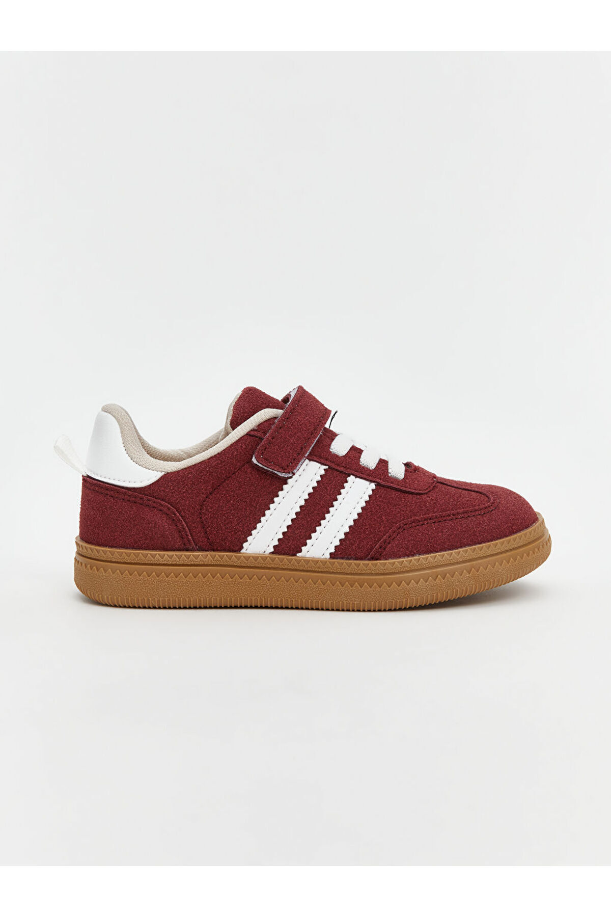 LC Waikiki-Lcw Steps Claret Red Lace and Velcro Baby Girl Sports Shoes 2