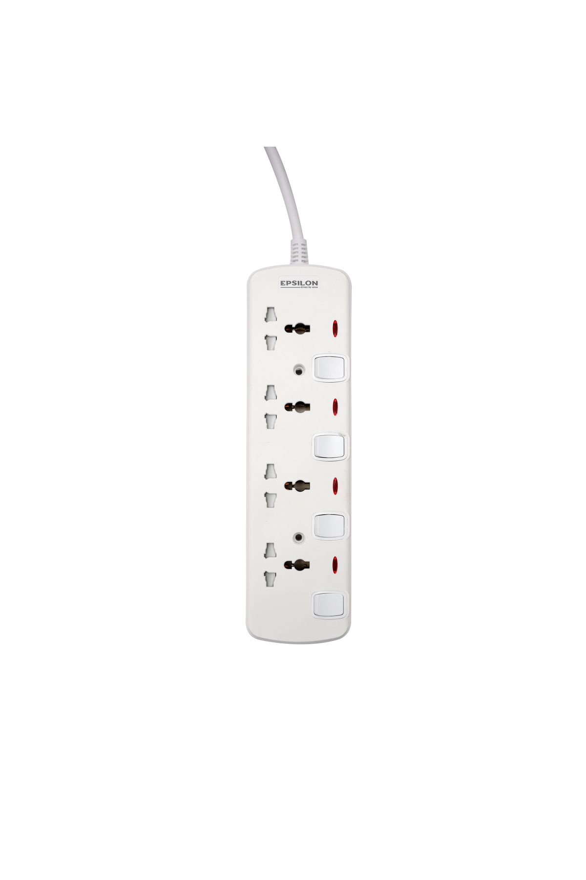 KRYPTON-Epsilon 4 Way Extension Socket with Individual Switches- ES1099|2 M Cord, 2-Year Warranty 3