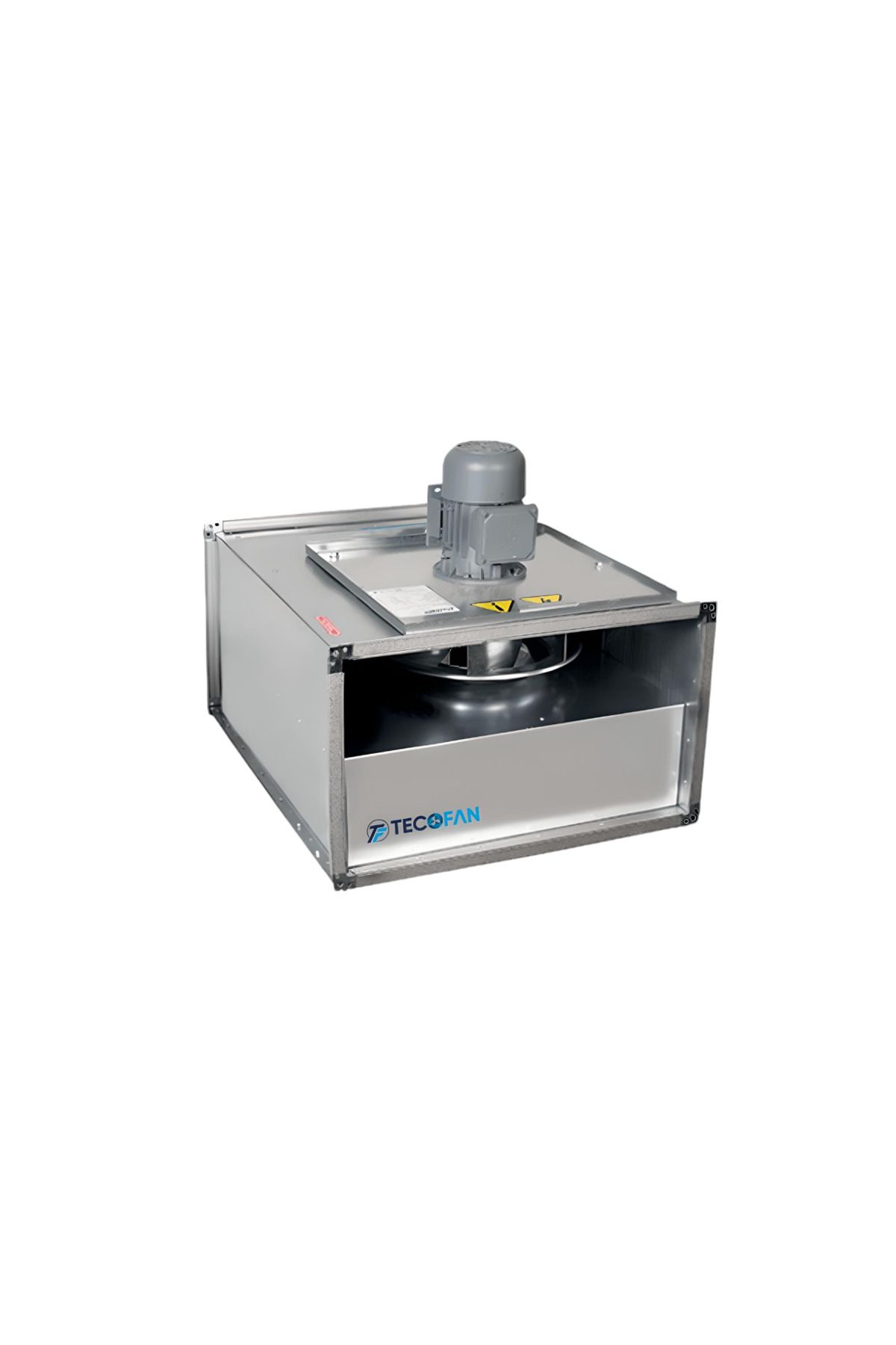 TECOFAN KTDR-400-T-4K GERİYE EĞİMLİ VE SEYREK KANATLI DİREKT AKUPLE HARİCİ MOTORLU DİKDÖRTGEN KESİTLİ