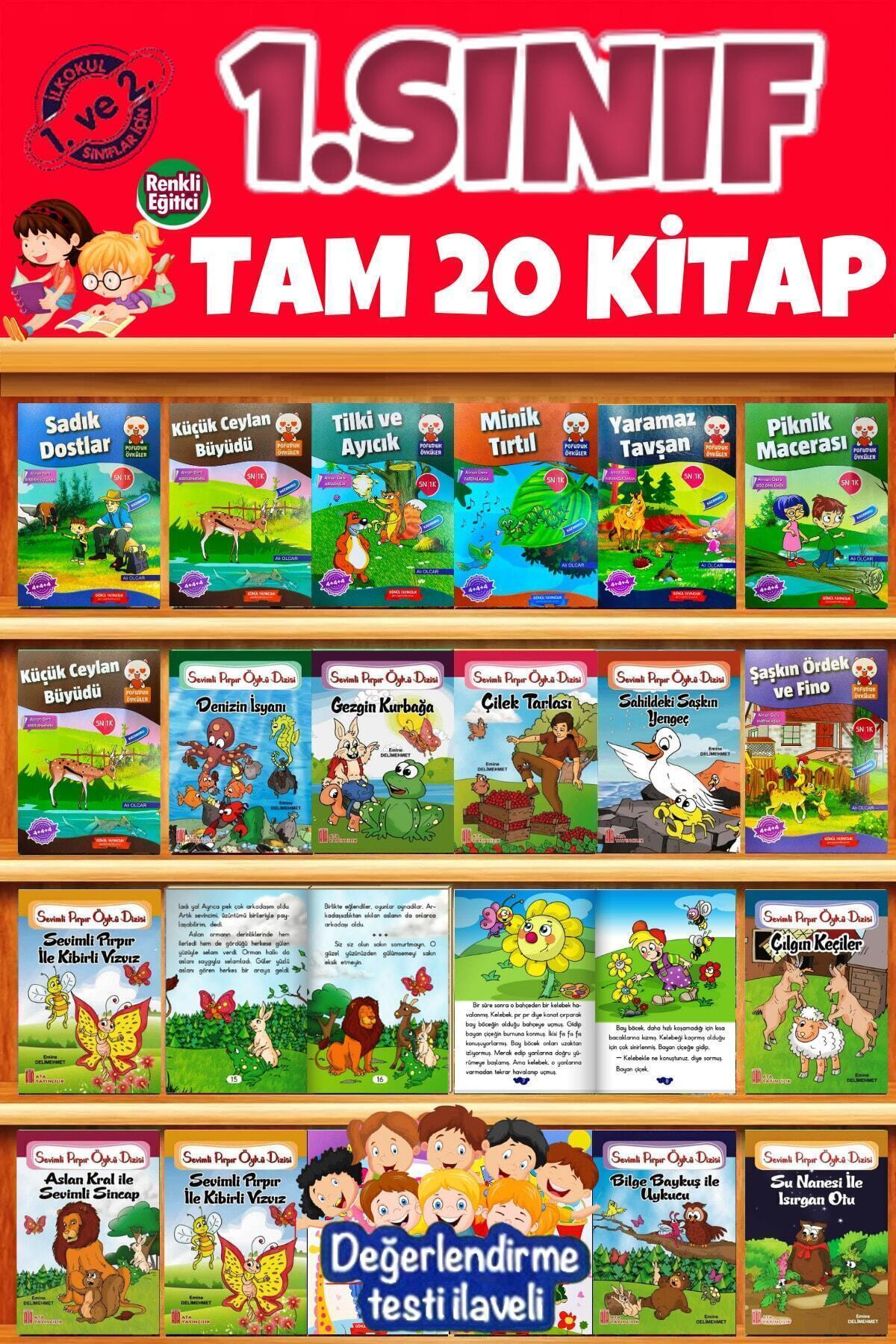 GÖNÜL YAYINCILIK 1. Sınıflar Için Tavsiyeli Kolay Okuma Hikaye Kitapları Seti Tam 20 Adet fotoğrafı 2 (önizleme)