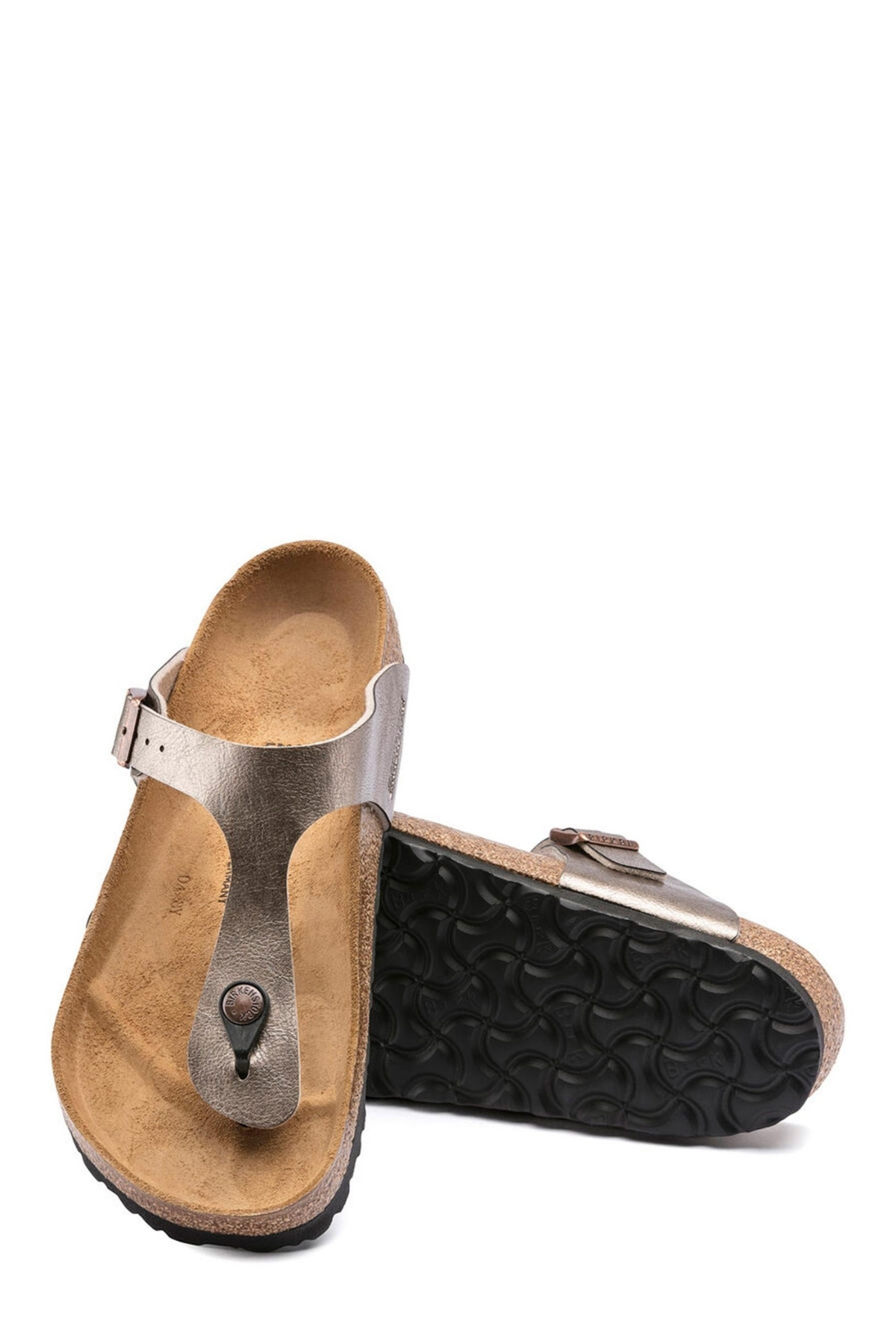Birkenstock-Dámské kovové pantofle Gizeh Bf 4
