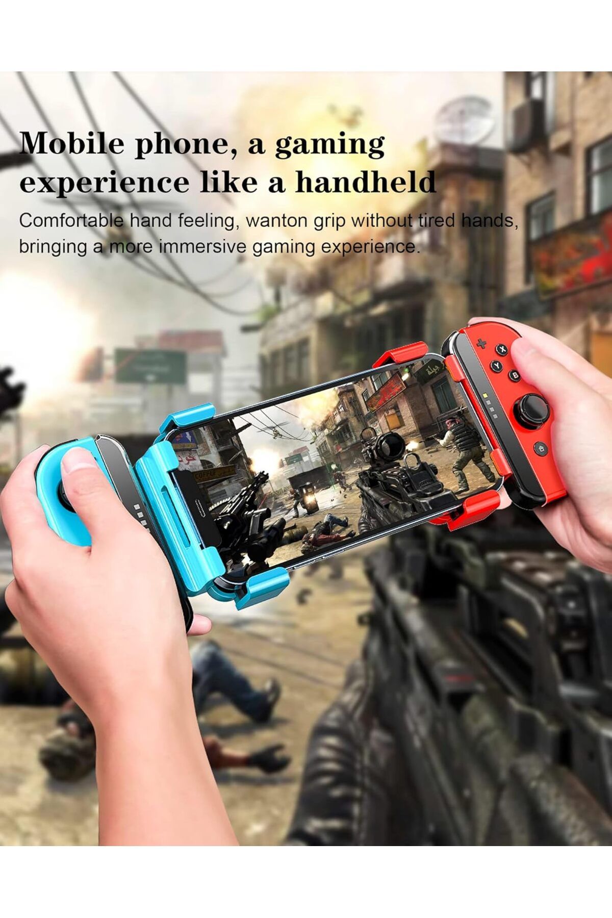 Memo-Joy-Con Grip Holder, Compatible with All iOS 16.0+ iPhones, Easy to Install & Stable Not for Android 5