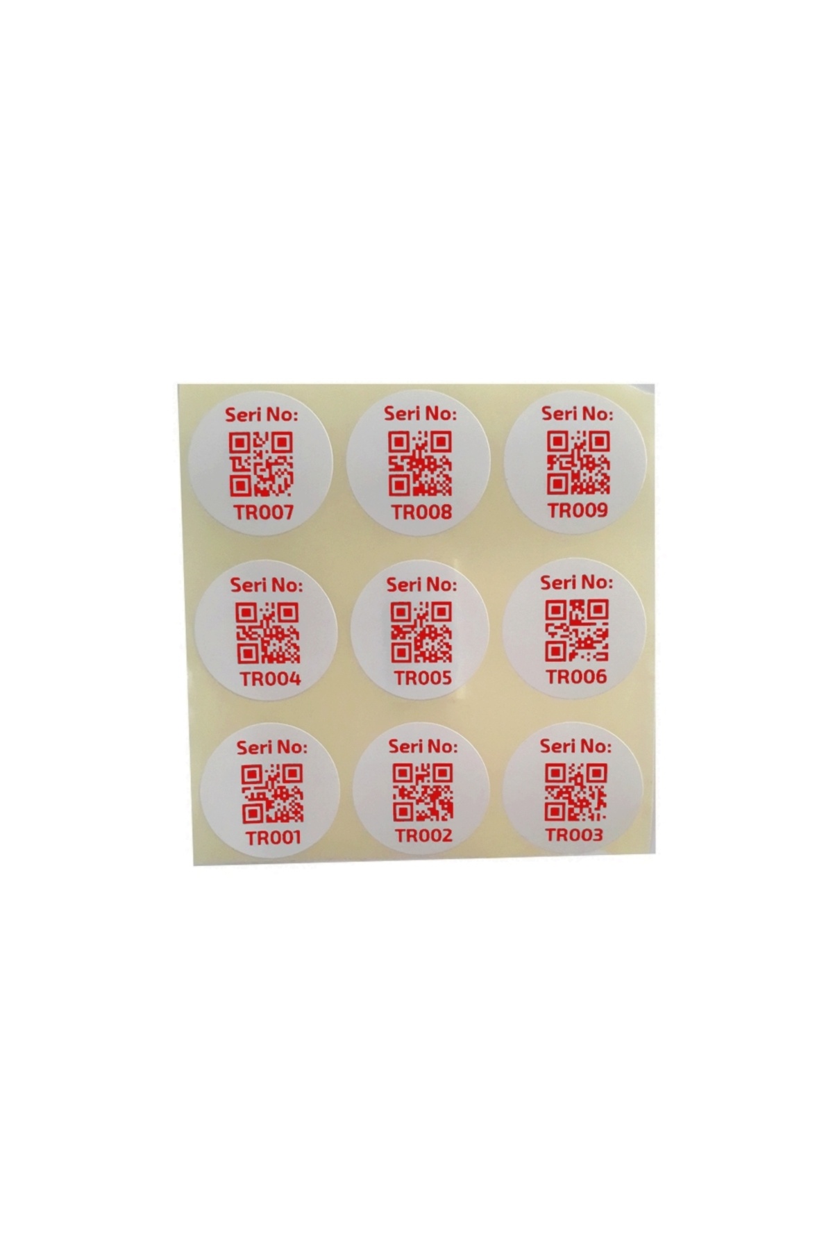 DİJİTAL BARKOD Sayı Etiketi Sayı Sticker Numara Etiketi 1'den 100