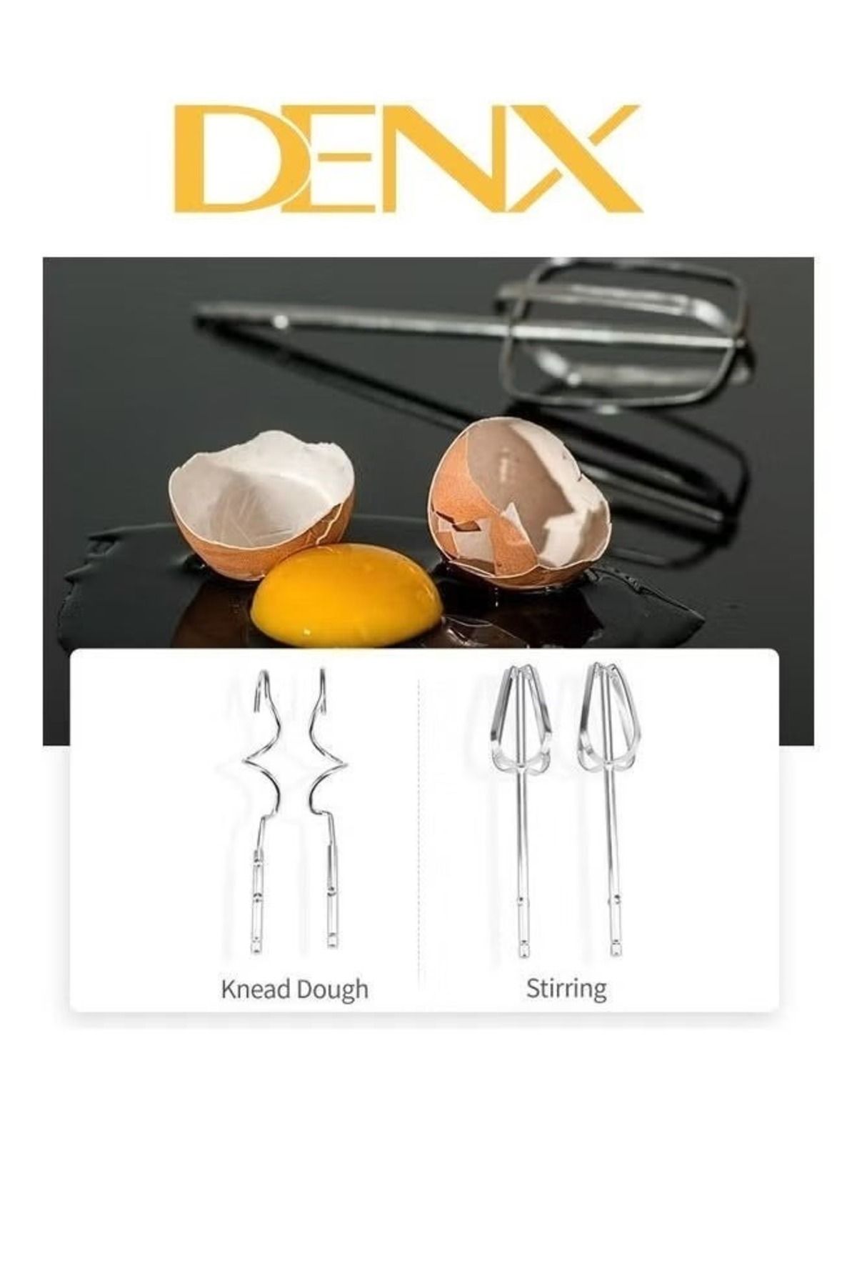 Denx-7 Speed Whisk Automatic Electric Egg Beater DX2007 5