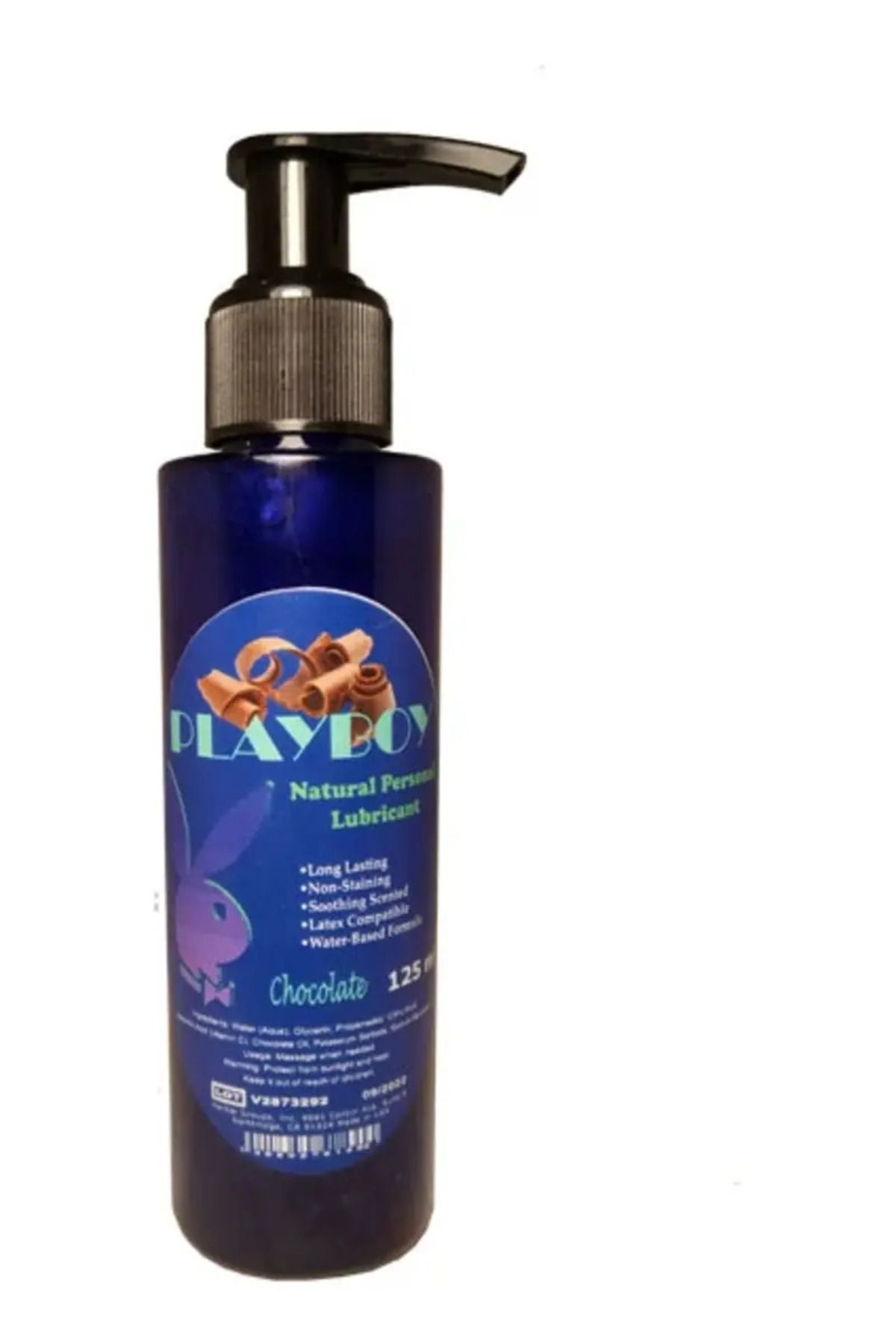 Playboy Chocolate Flavor Natural Personal Lubricant 125ml Çikolata Aromalı Kayganlaştırıcı