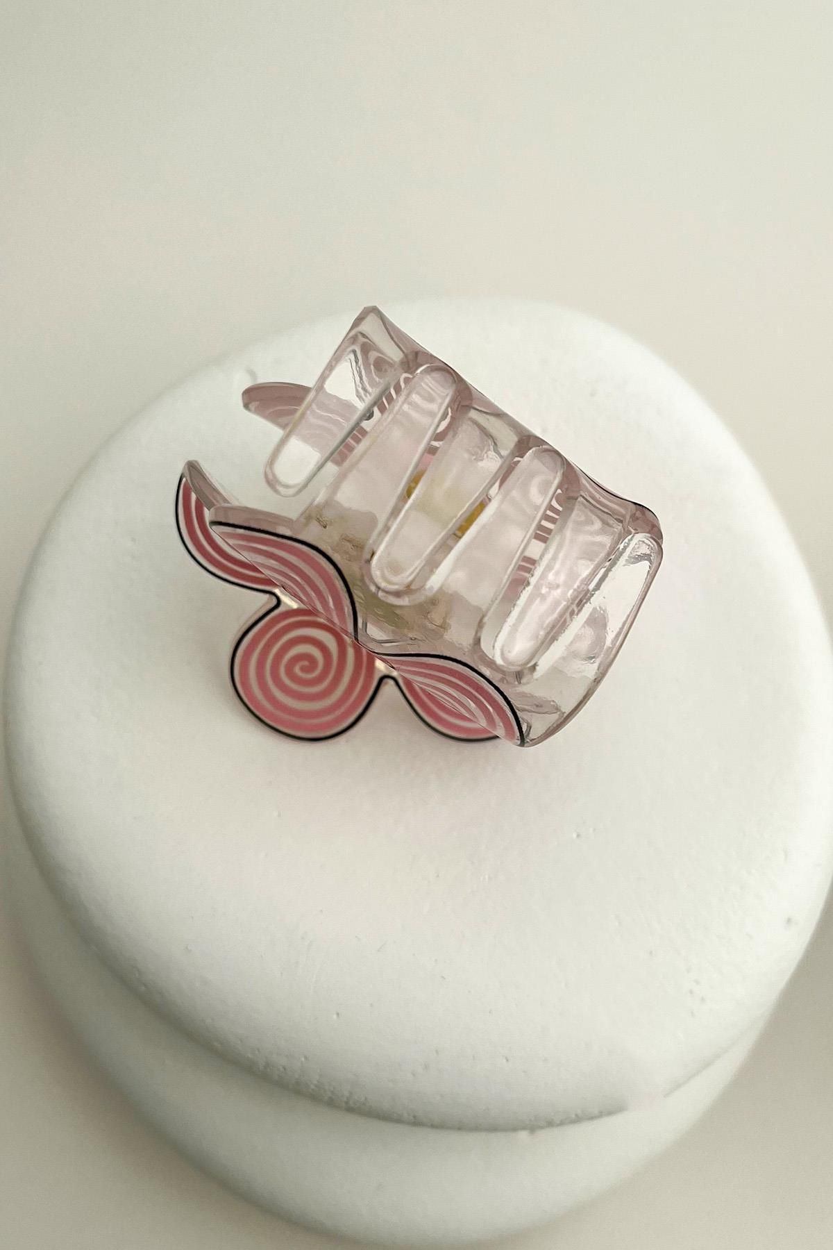 Modex-Clover Flower Small Latch Hair Clip (Size:5Cm) 2