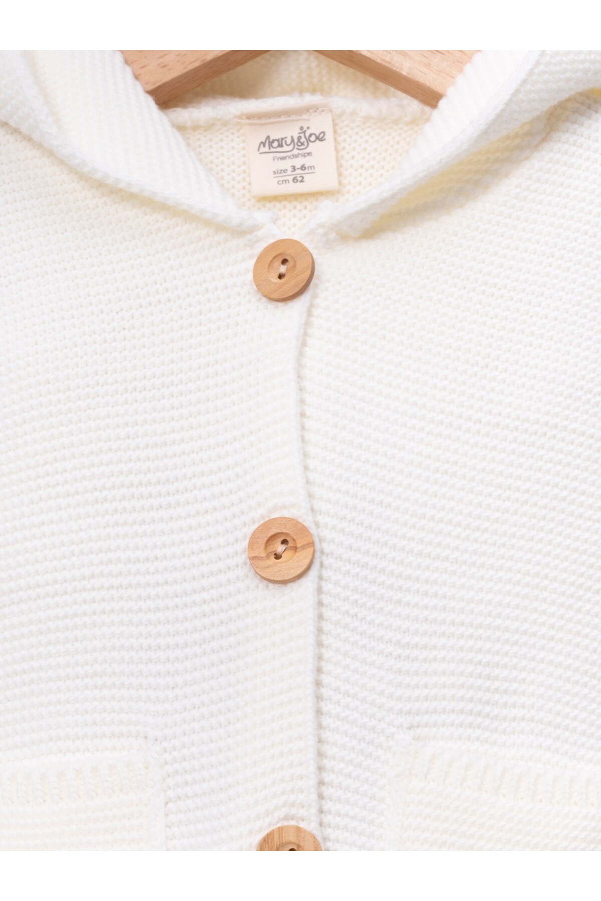 Cumino Kulaklı Kapüşonlu Örgü Hırka fotoğrafı 2 (önizleme)