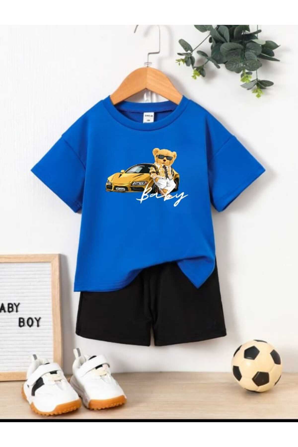 HAPPY BABY PRINTED SUMMER CHILDREN 'S SET