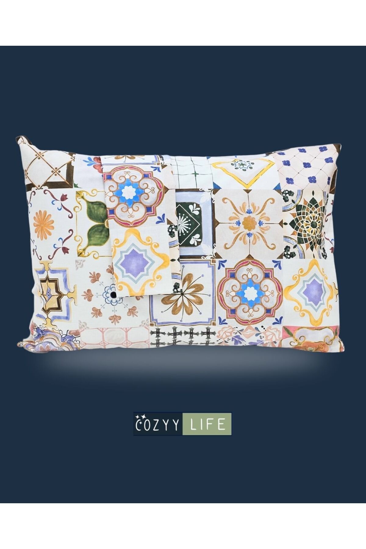 CzyLife-Tile Tile Pattern Pillow Case |   2 Pieces |   50 X 70 2