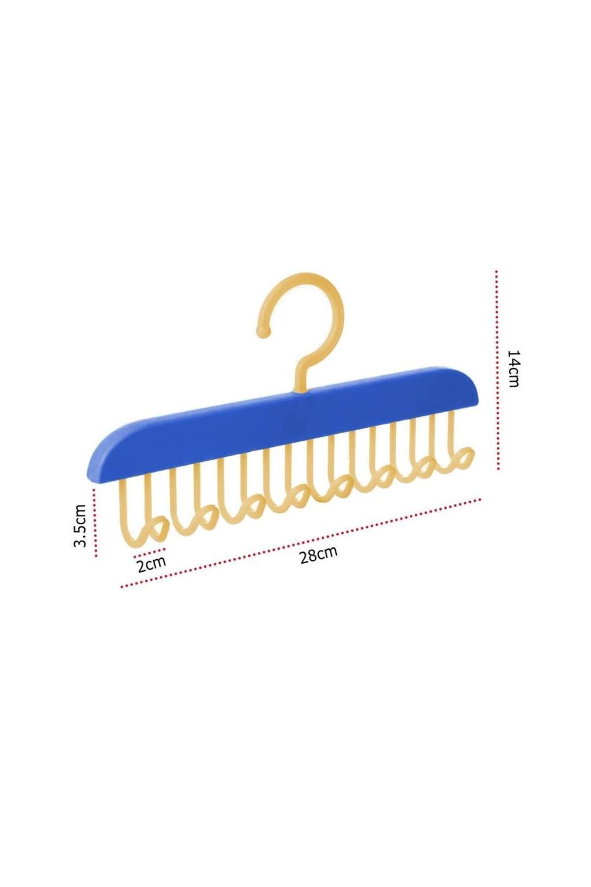 jetfast-1Pc with 8 Hooks Multi-Purpose Adhesive Hanger Underwear Hanger Bathroom Hanger Jewelry Organizer 4