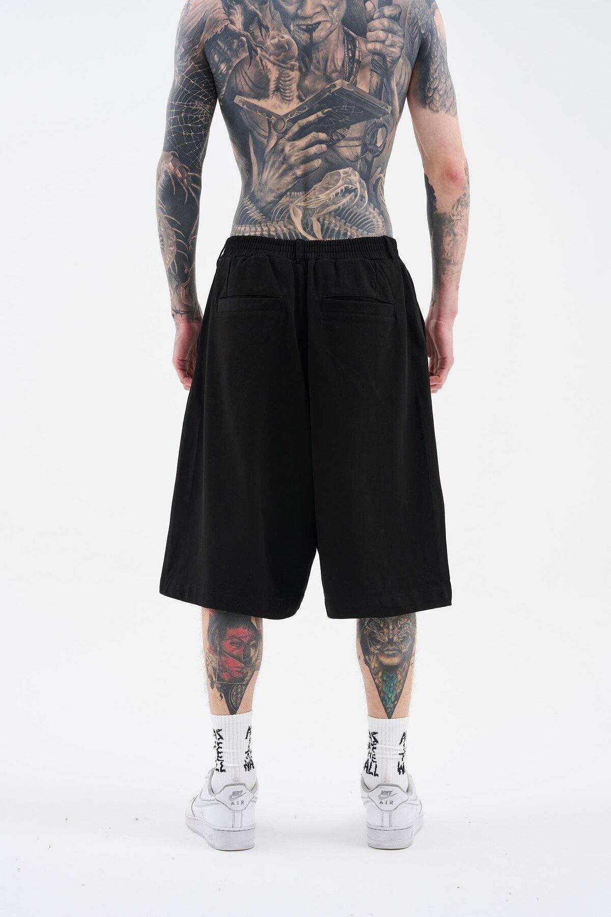 Machinist-Men's Pleater Carpenter Black Shorts 3