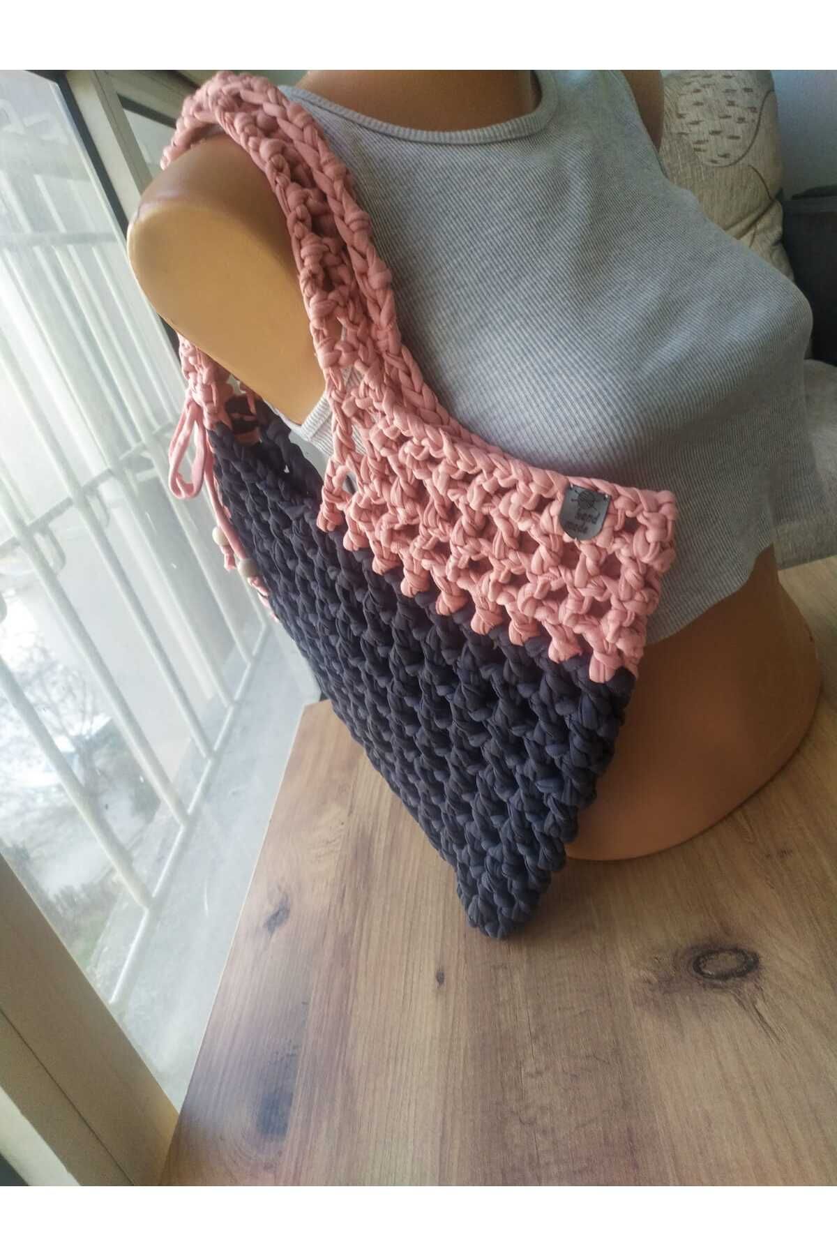 MAM-Asymmetrical Summer Mesh Bag Shoulder - Arm Handmade 6