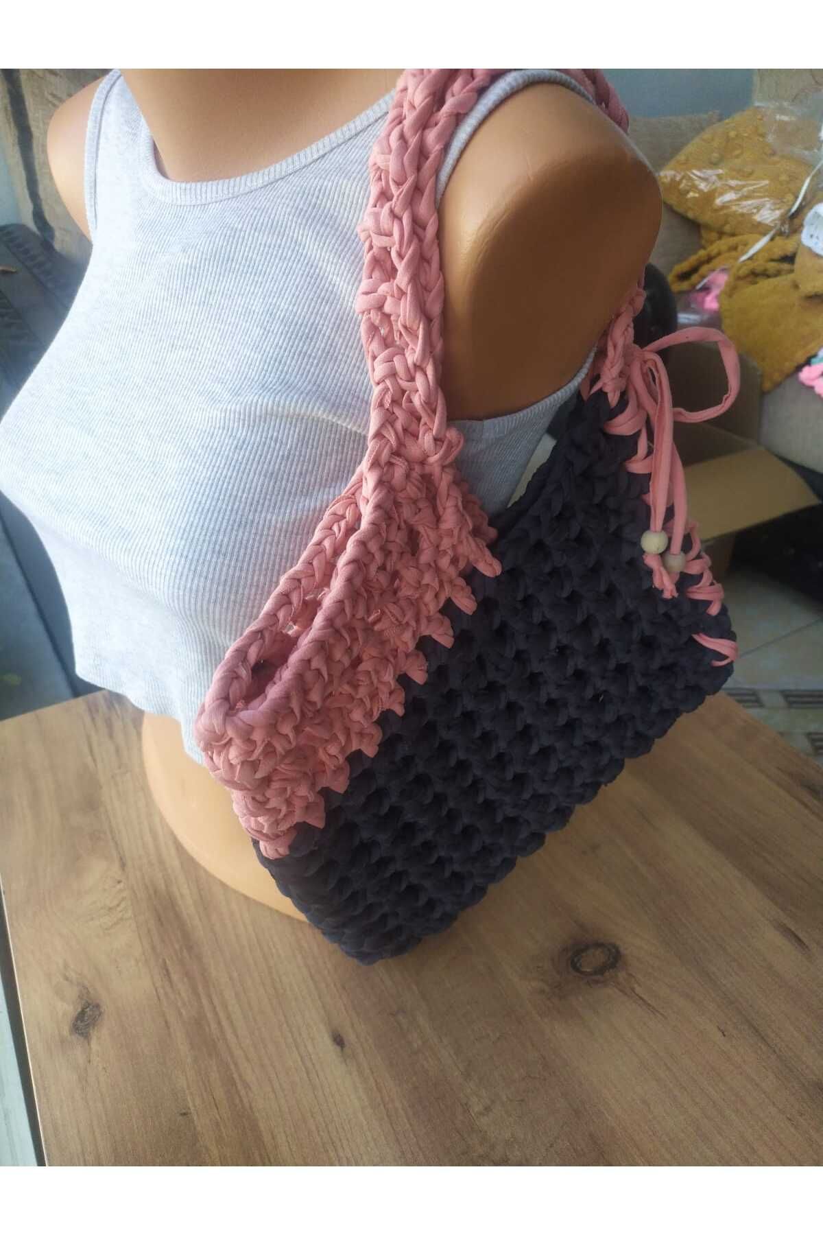 MAM-Asymmetrical Summer Mesh Bag Shoulder - Arm Handmade 4