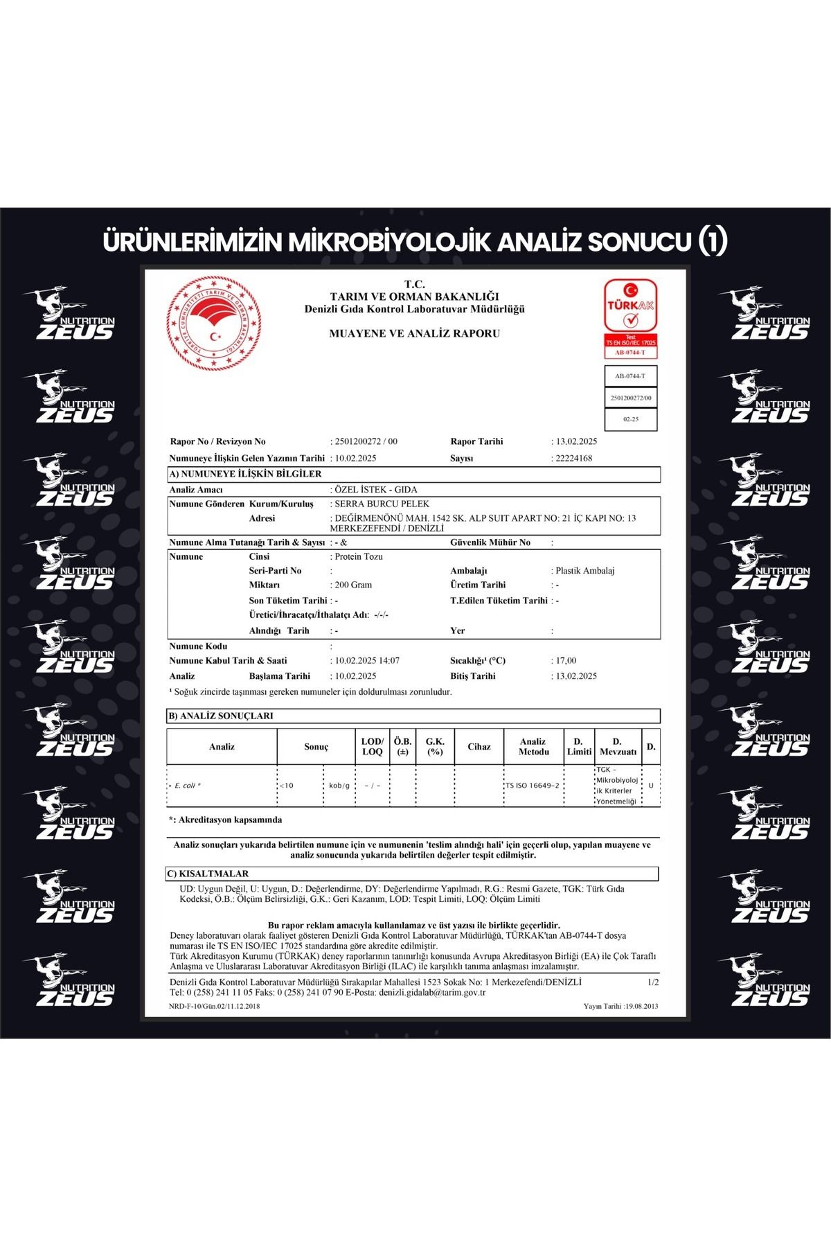 ZEUSNUTRITION-Zeus Nutrition Iso Whey Zero Protein Powder 2000Gr-Chocolate 3