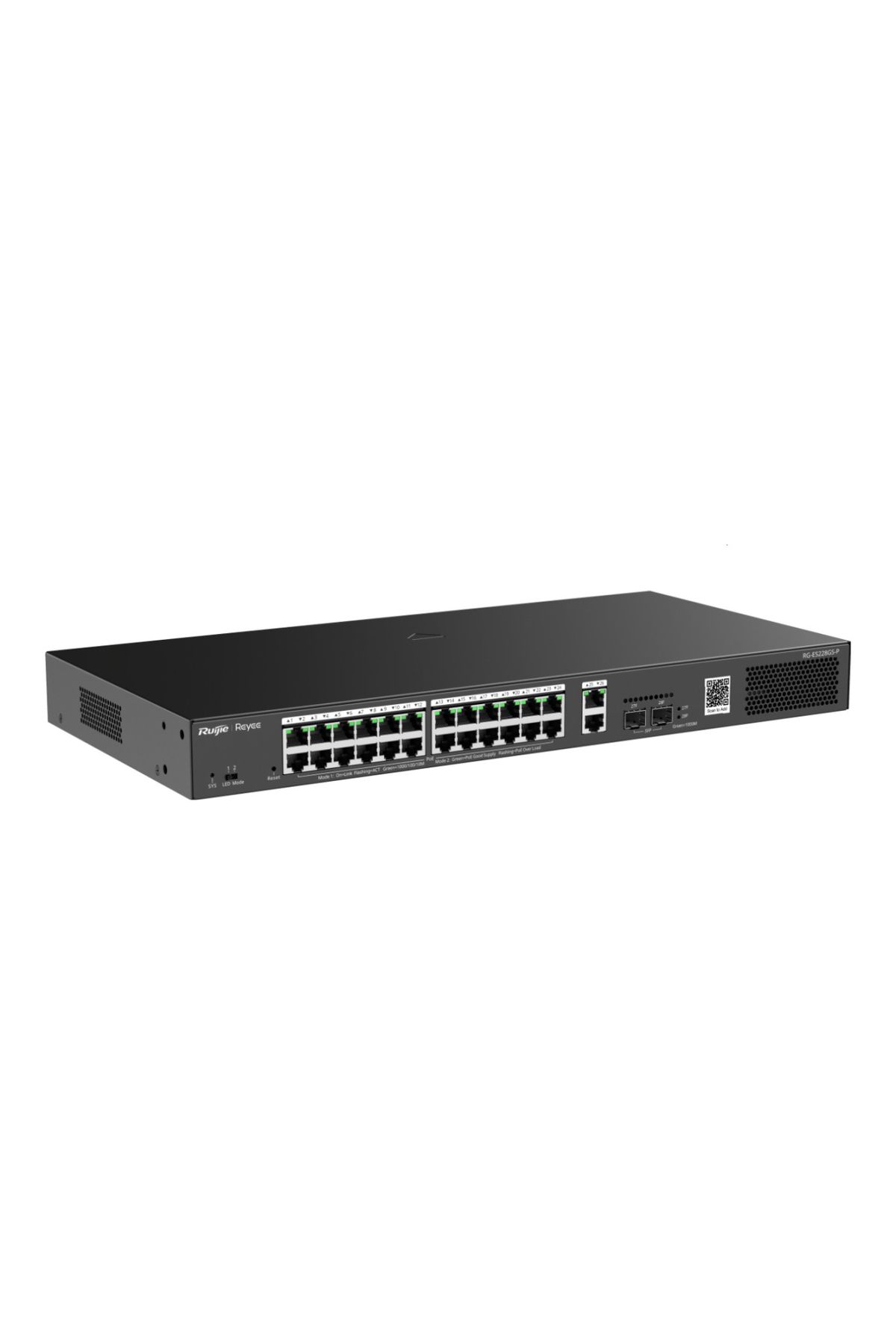 RUIJIE Reyee RG-ES228GS-P 24Port PoE Gigabit+2SFP Yönetilebilir Switch