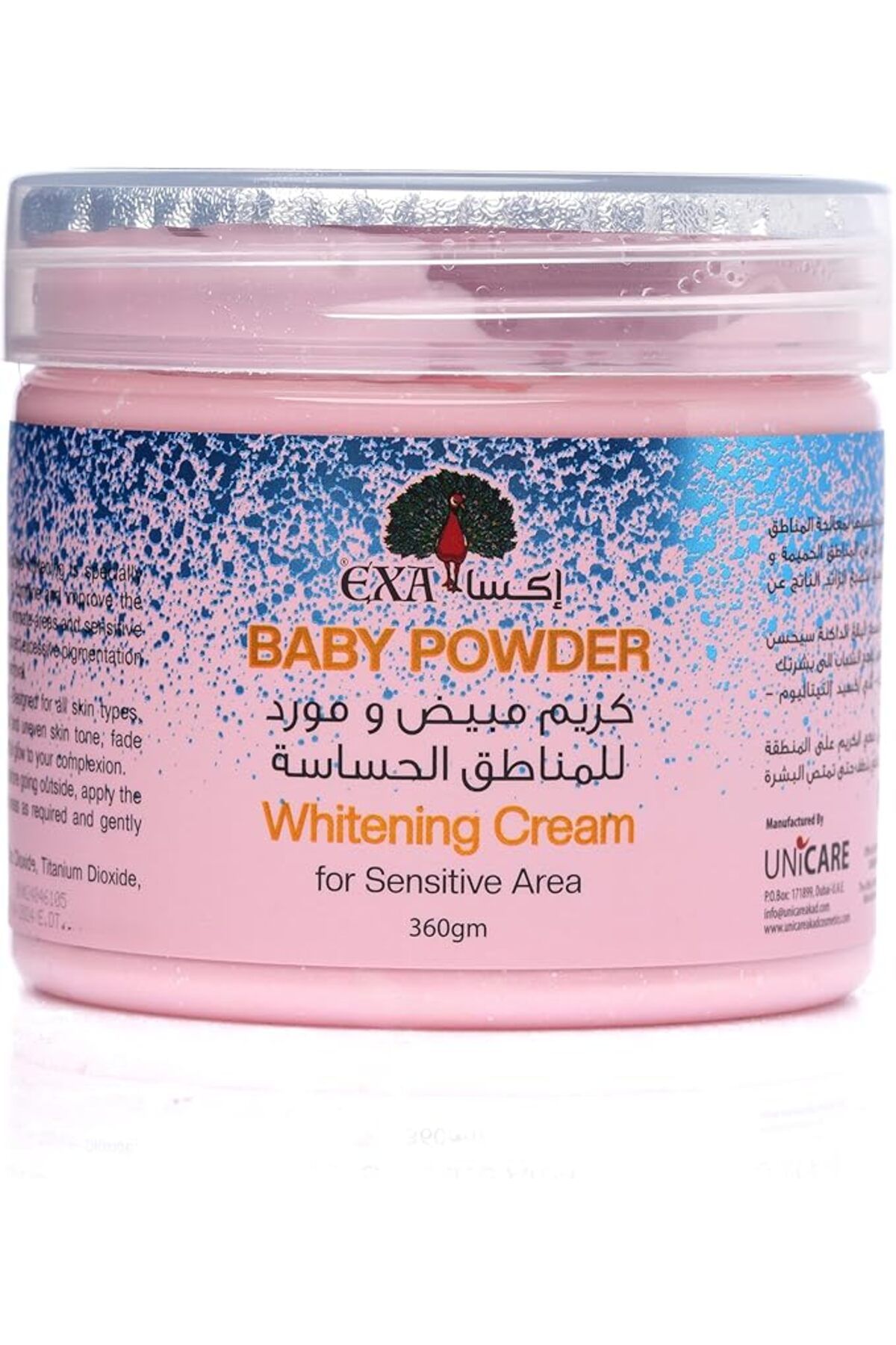 EXA-EXA Body Whitening Cream for Sensitive Areas 360g 1