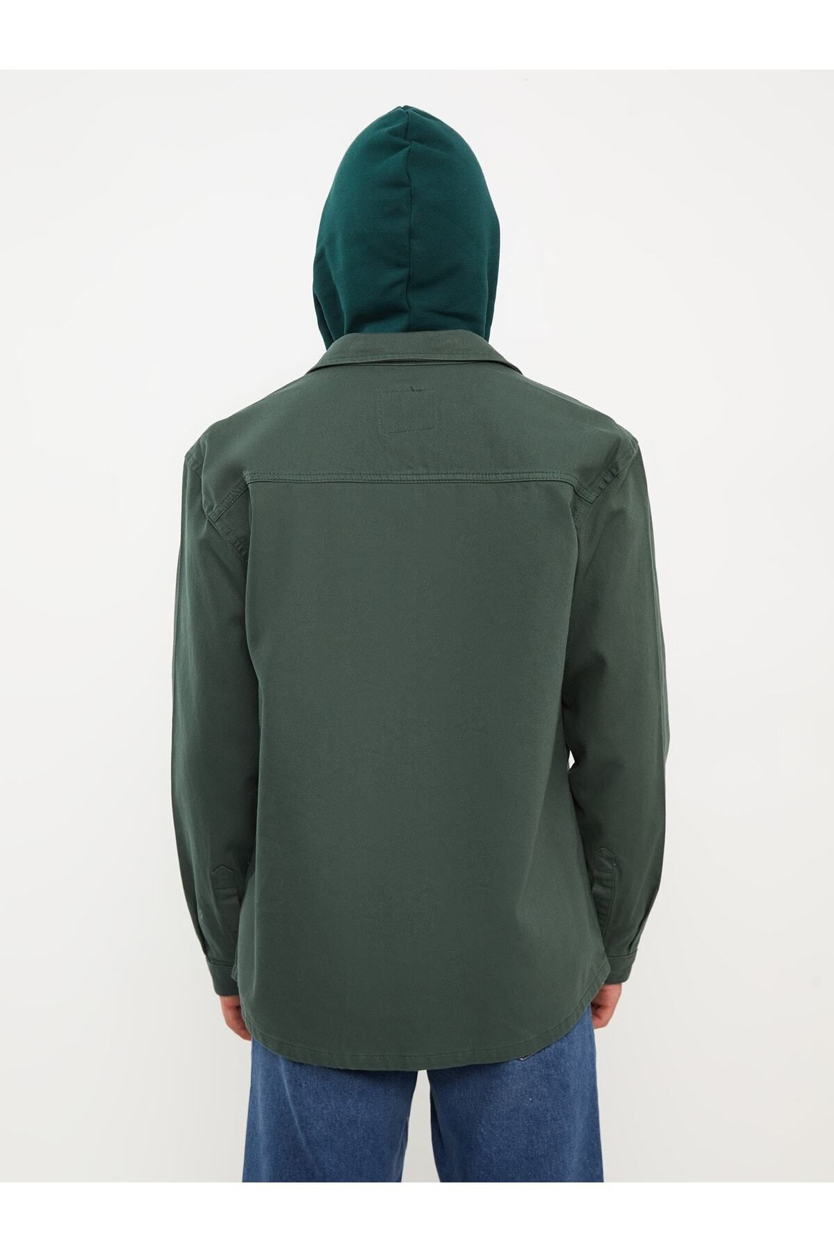 LC Waikiki-Herren-Jeanshemd – bequeme Passform, lange Ärmel 6
