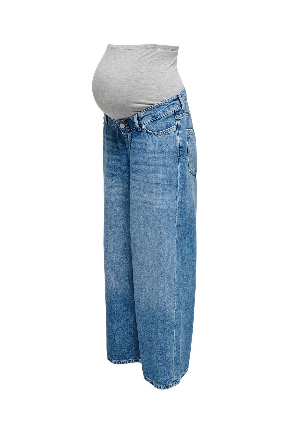 ONLY MATERNITY-Jeans mit weitem Bein OLMJOSEP Mittlere Taille Weiter Beinschnitt Jeans 3