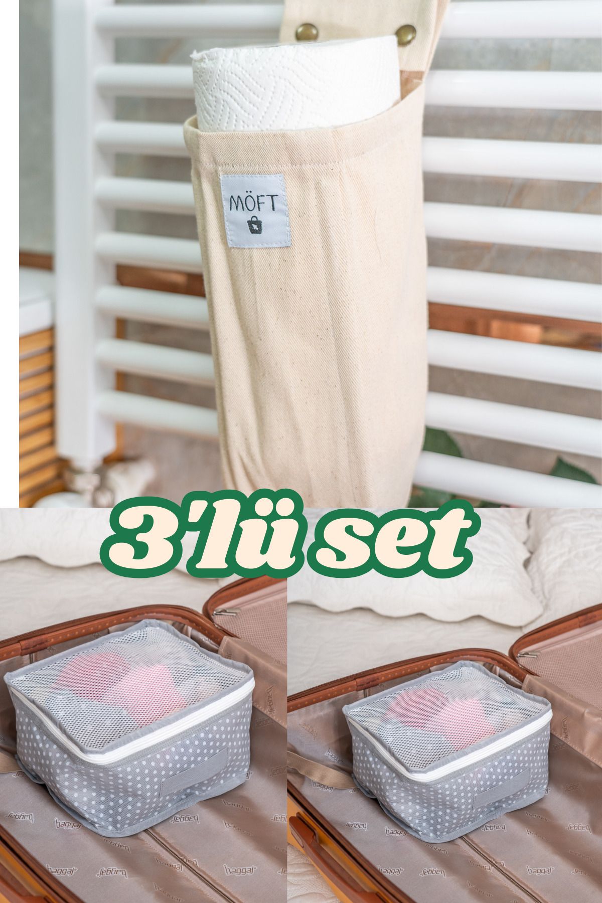 MÖFT Set De 3 Organizator Multius Organizator Valiză - One Size