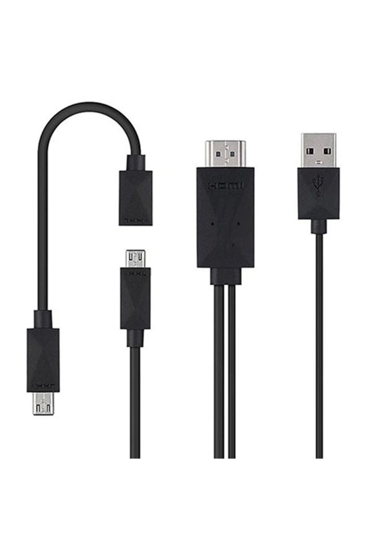 shopwave SAMSUNG S2+S3+S4 + ANDROID TELEFONLAR UYUMLU HDMI ÇEVİRİCİ KABLO (5047)