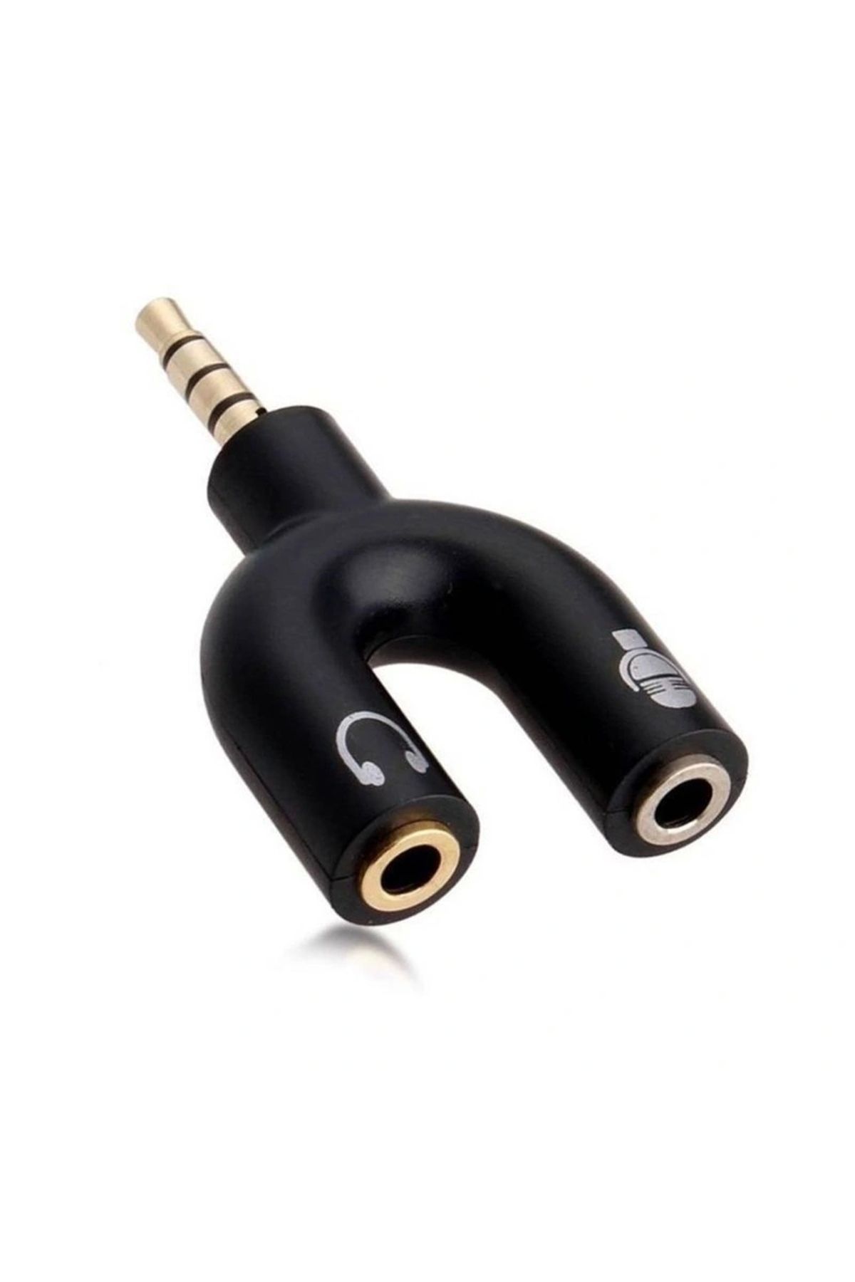 shopwave 3.5 MM STEREO ERKEK KULAKLIK + HOPARLÖR DİŞİ ÇOKLAYICI JACK (5047)
