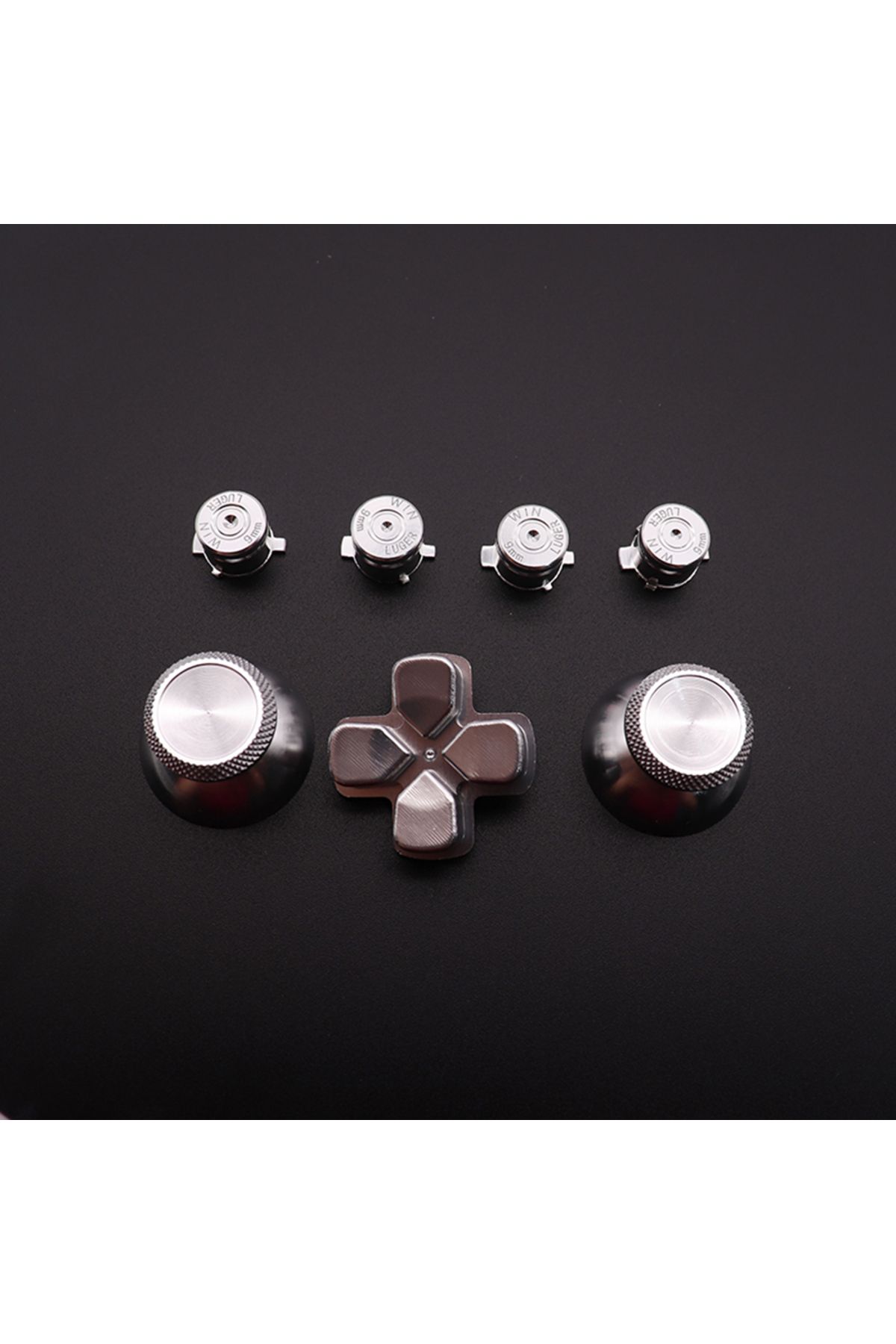 Choice-N2 Gold BLACK red blue Custom Metal Thumbsticks Analogue Controller Bullet Buttons Chrome D-pad for 1