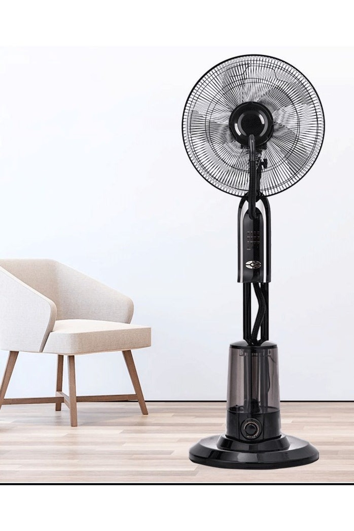 【FAN FAN】TODAYFUL Check Rough Gown Denx 16 inch mist fan with remote control for air cooling- DX2577