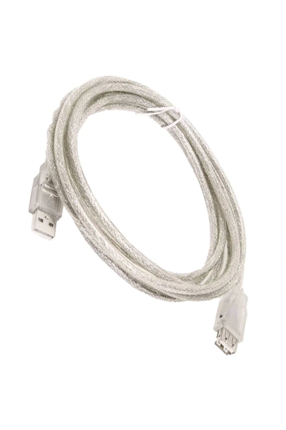 shopwave USB UZATMA KABLO 47 CM ŞEFFAF (5047)