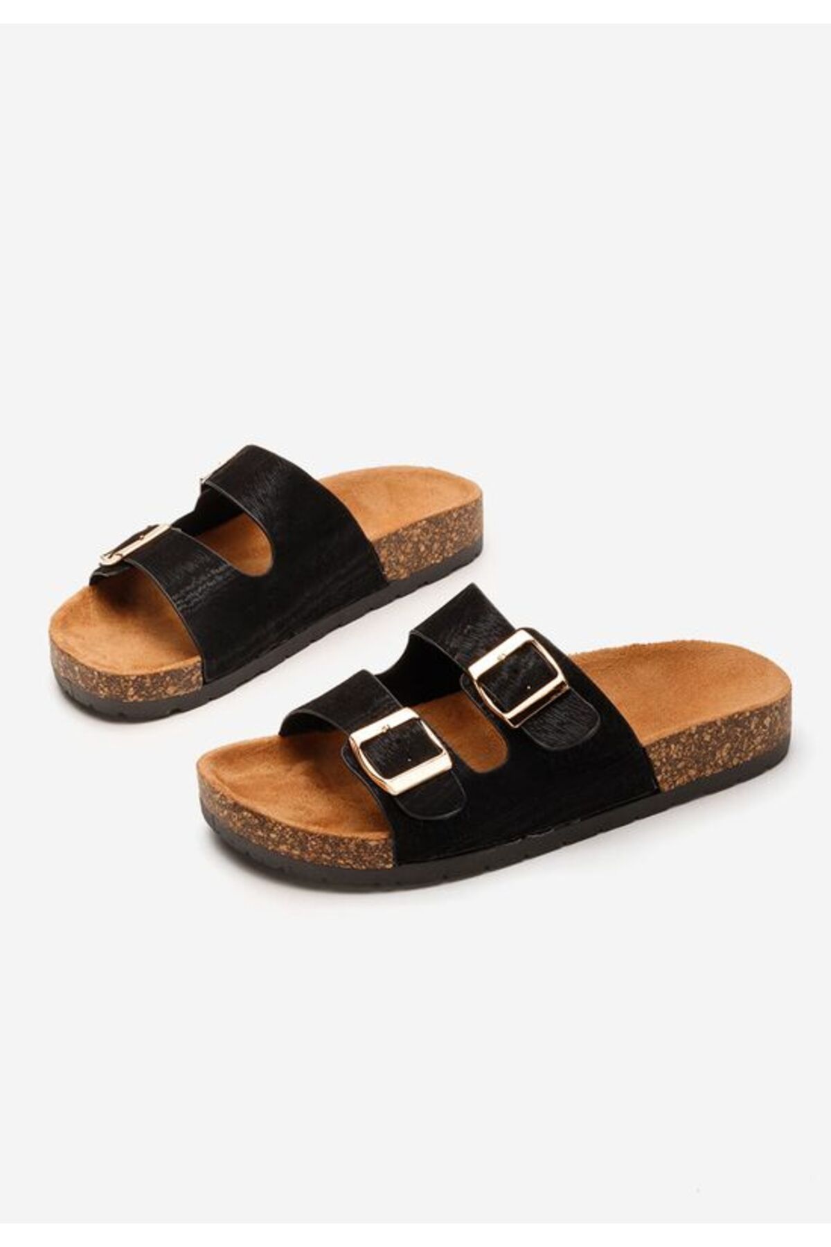 B T Shoes-Papuci cu talpa groasa Breana negri 4