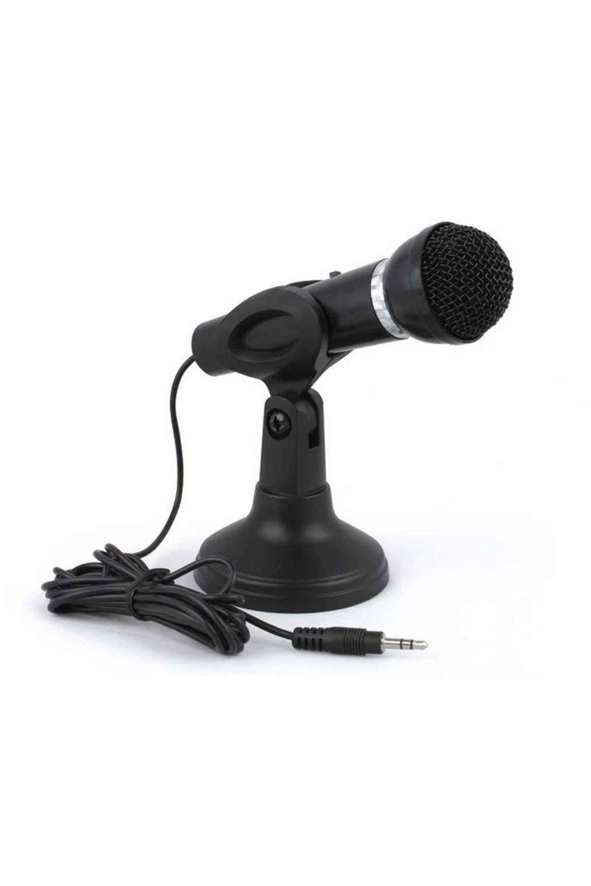shopwave YW-30 3.5MM JACKLI MASAÜSTÜ BİLGİSAYAR KÜRSÜ MİKROFON SİYAH (5047)