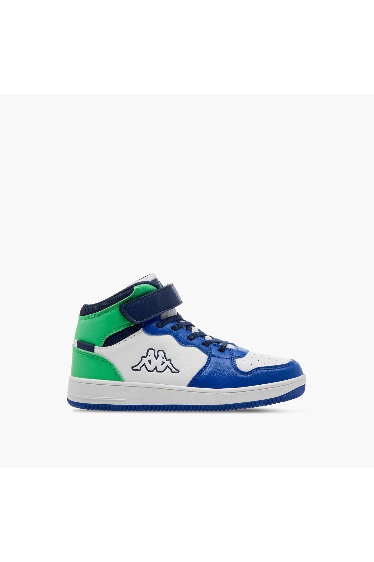 Kappa-Boys' Colourblock Hight Cut Sneakers with Hook and Loop Closure 3
