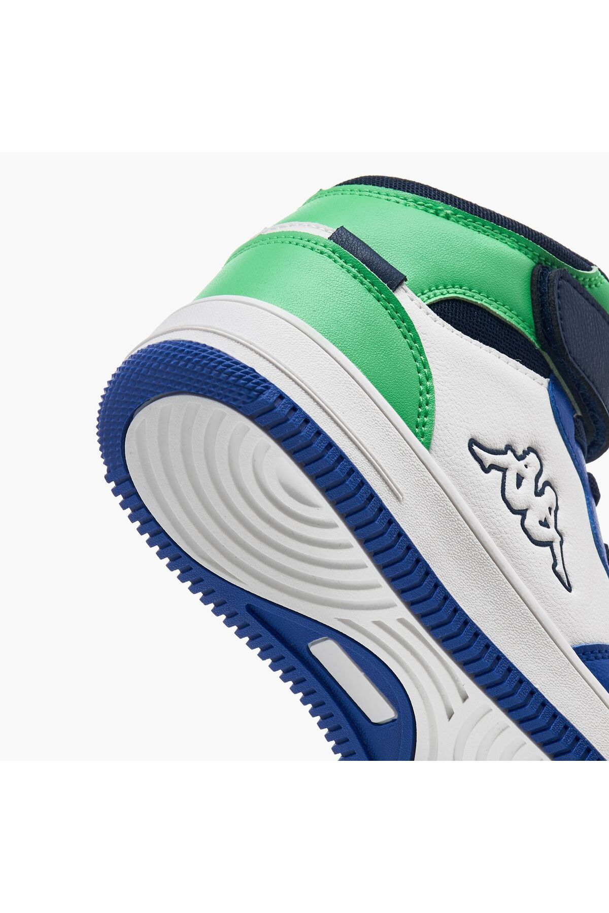 Kappa-Boys' Colourblock Hight Cut Sneakers with Hook and Loop Closure 5