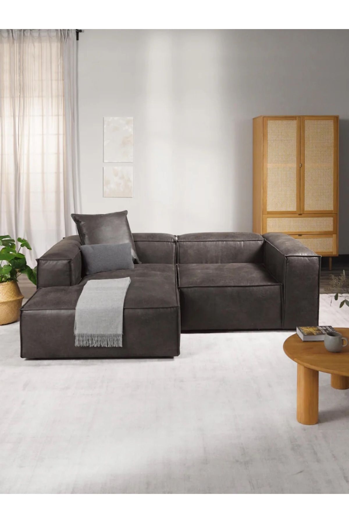 S Home Design Concept Frida 2 Mod l Mini K e Kanepe Nubuk 210x145
