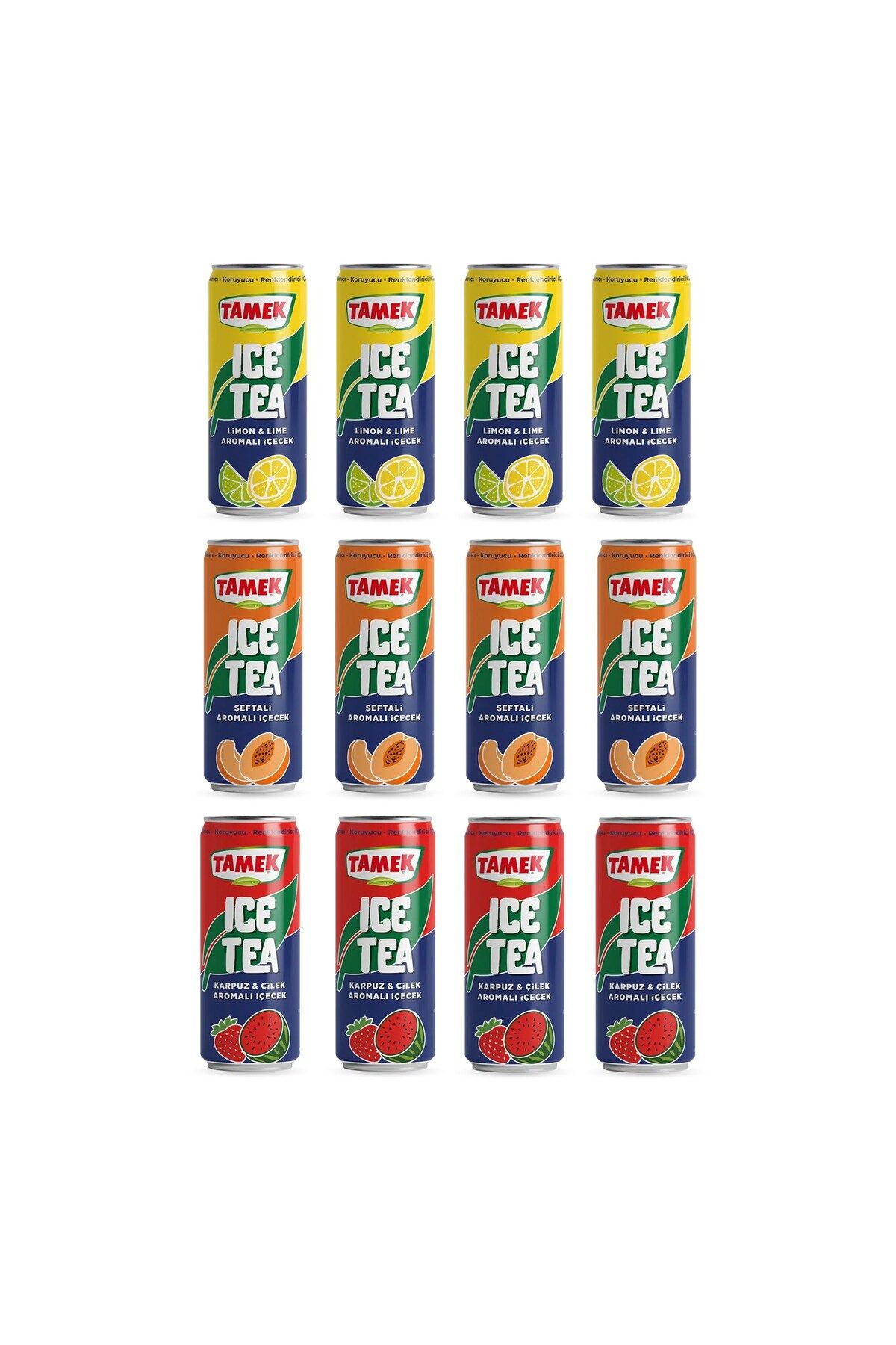 TAMEK Ice Tea 330 ml x 12 li Karma Set