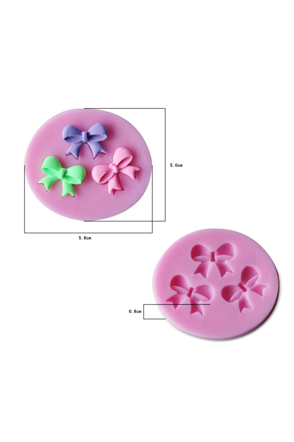 Choice-5 Craft Cupcake Bloom 3D Rose Flower Fondant Silicone Mold Mould Baking Cake Cookies Form Jelly Can. 1