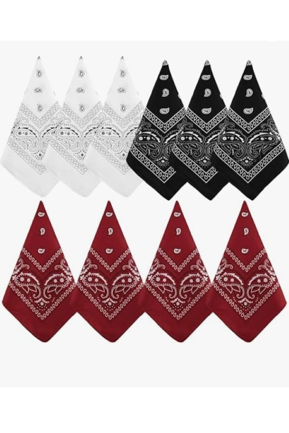 BERG ATELIER Set De Bandane Cu Model Șal, Model Etnic Unisex - Single Dimension
