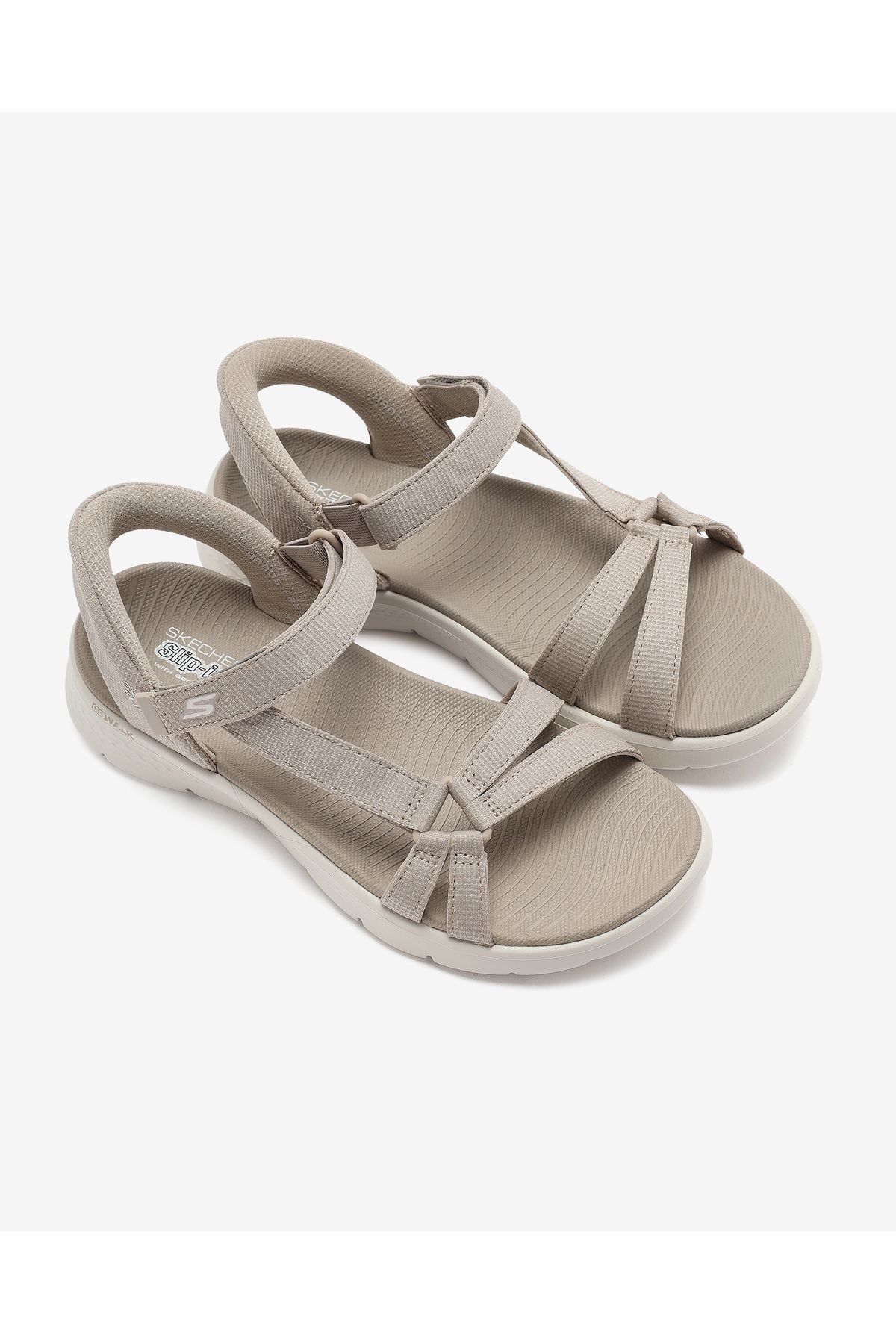 SKECHERS-صندل Go Walk Flex - صندل نسائي باللون البيج 141481   تي بي إي 6