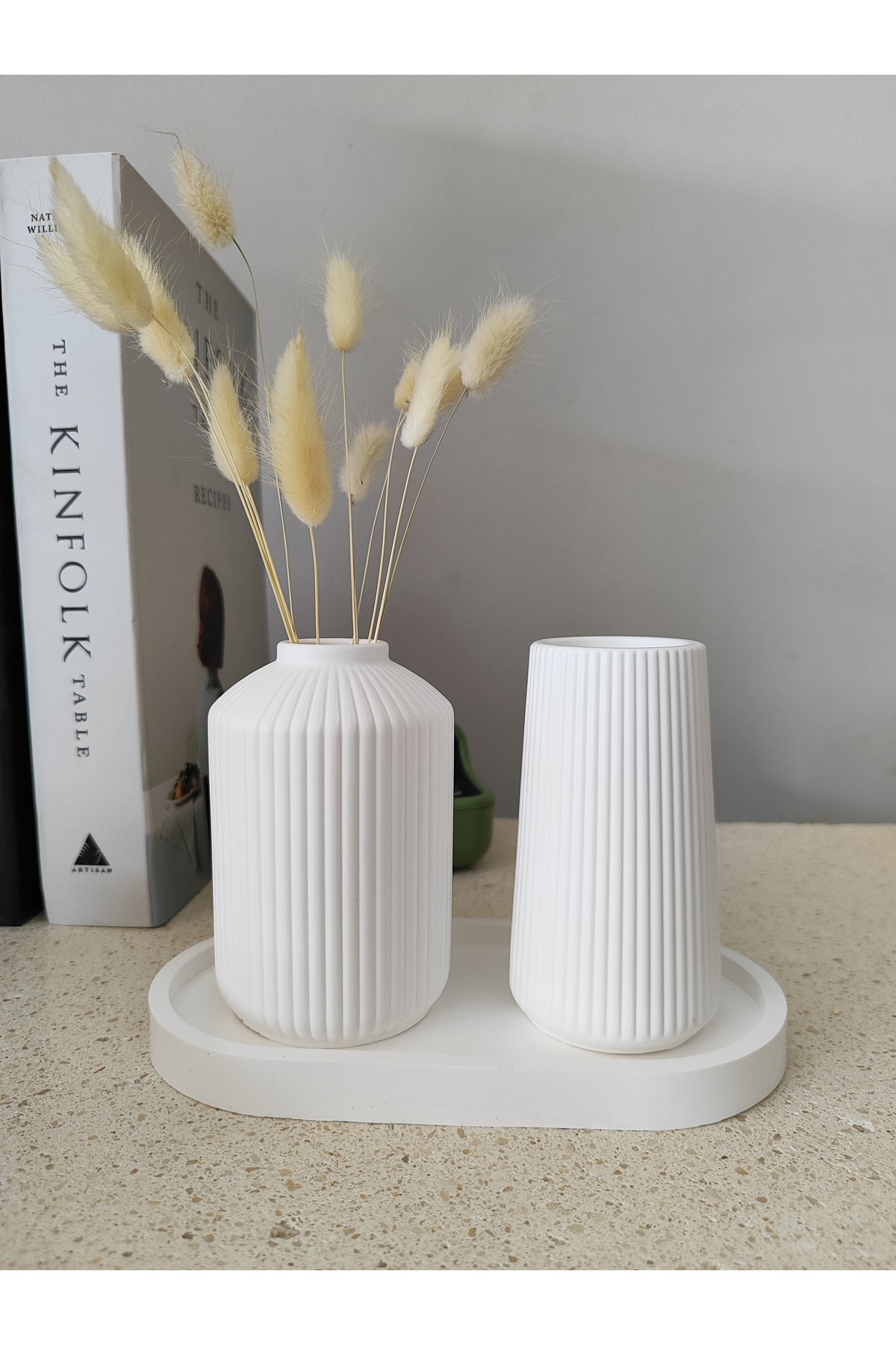 Decorative Double Vase Set