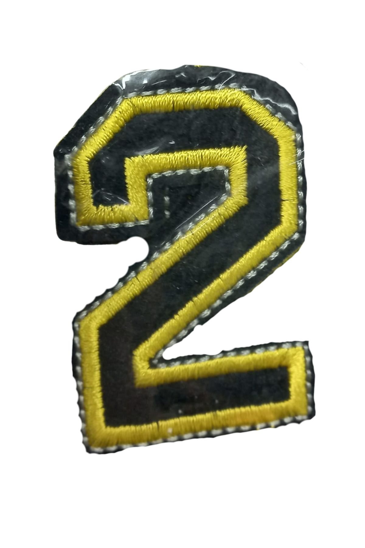 OK AKSESUAR Aplike Ütü İle Yapışan 2 Rakamı Arma 2x4 cm