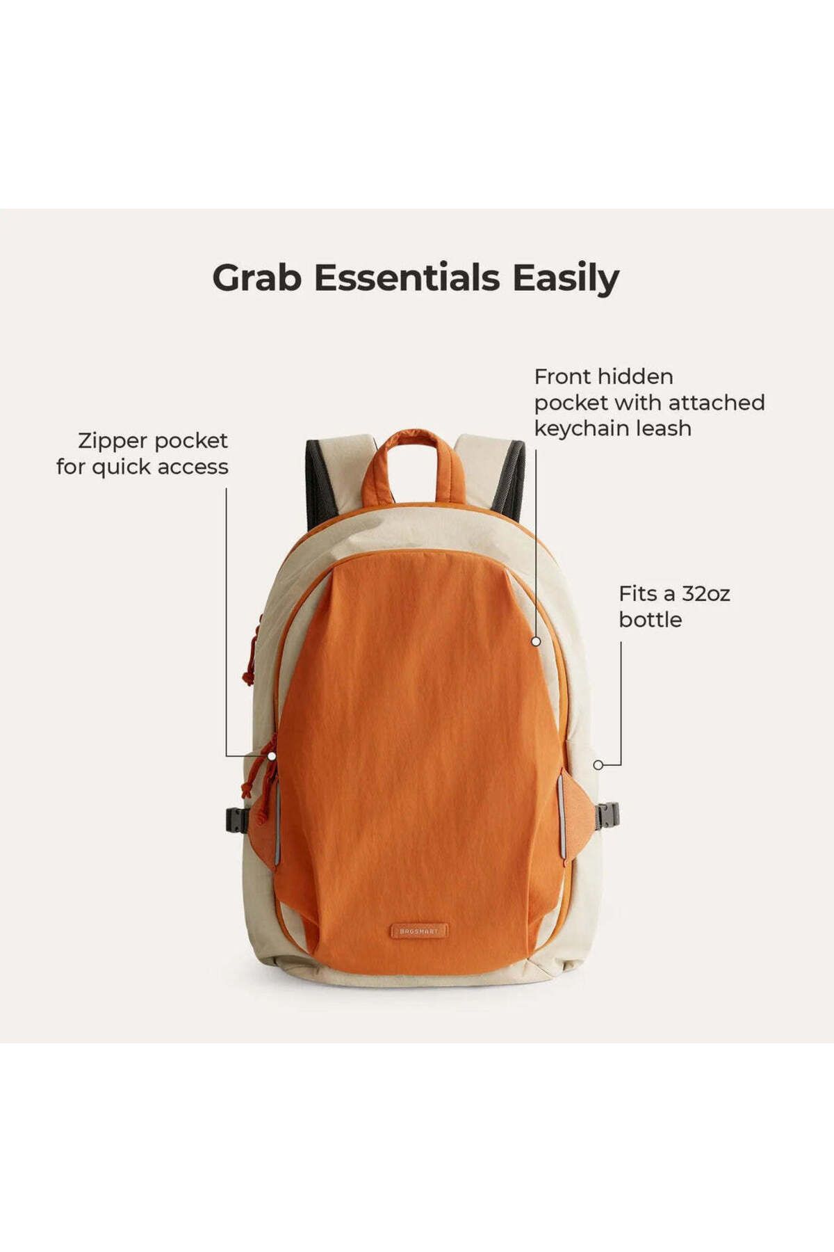 BAGSMART-Soar 25L 180° Open Clamshell Travel Backpack Set 6