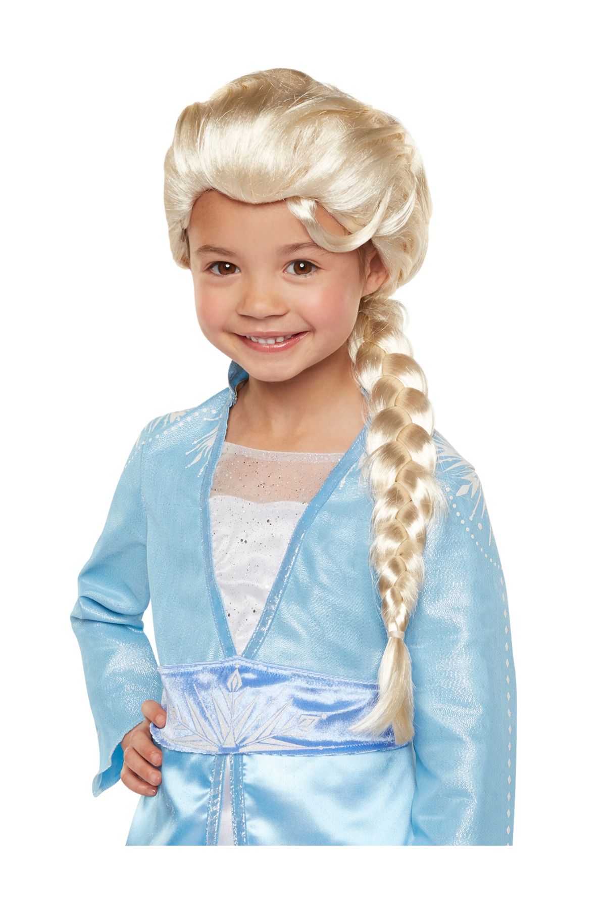 Narnuga Platin Altın Dore Renk Karlar Ülkesi Elsa Frozen Peruğu Çocuk Boy - MCT7238-8247
