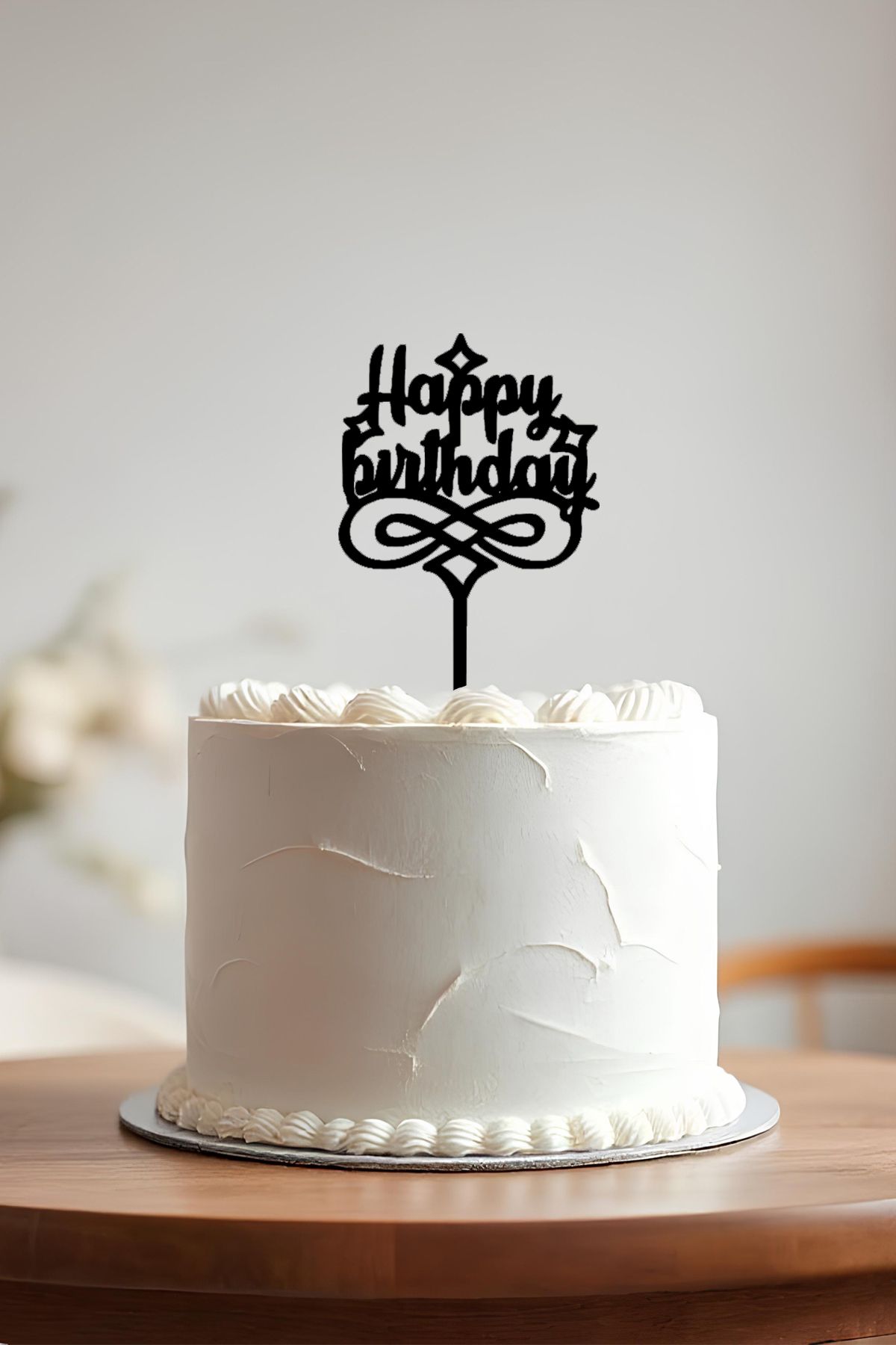 oalpo Happy Birthday Doğum Günü Pastası Kürdanı, Pasta Süsü, Yeniden Kullanılabilir