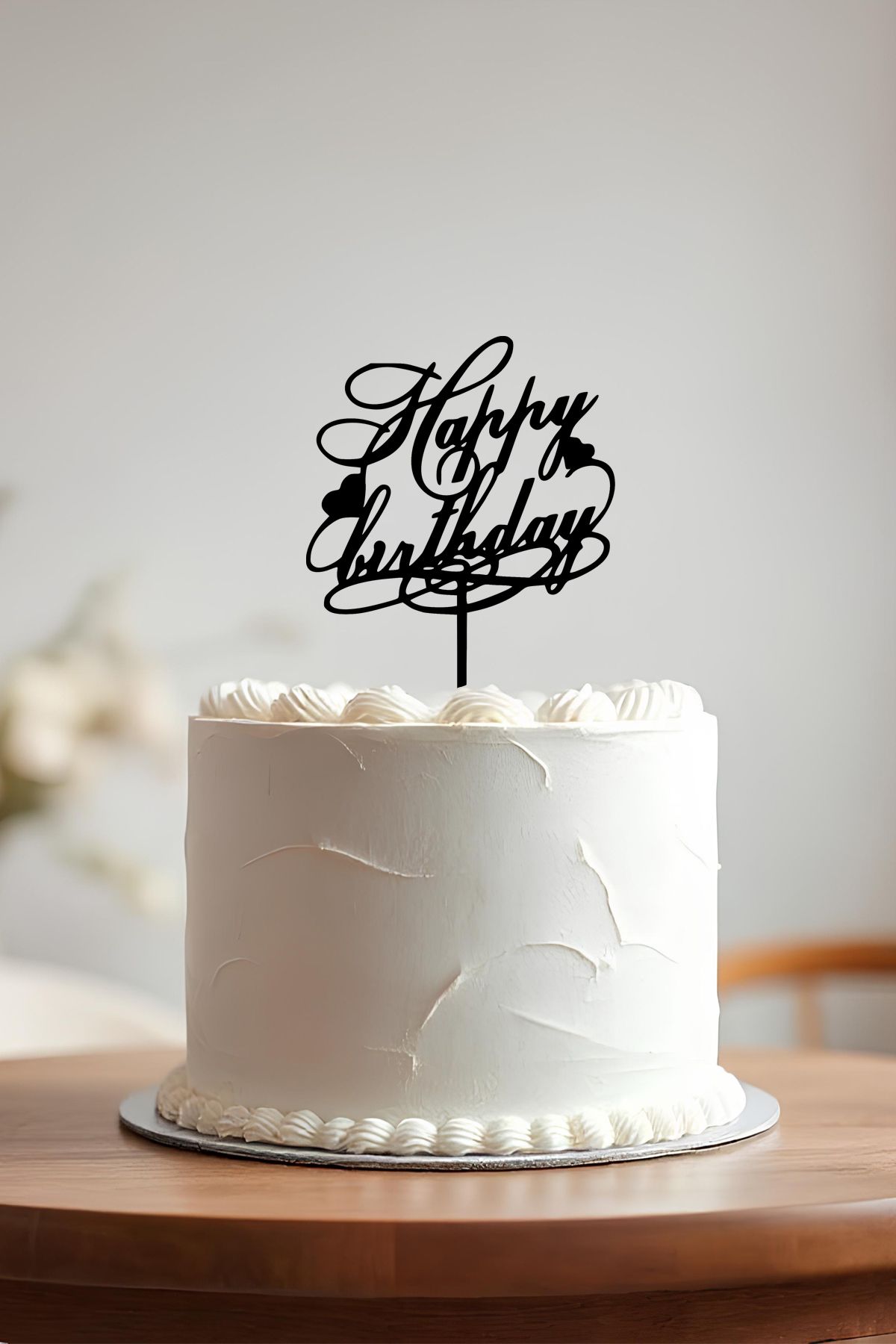 oalpo Happy Birthday Doğum Günü Pastası Kürdanı, Pasta Süsü, Yeniden Kullanılabilir