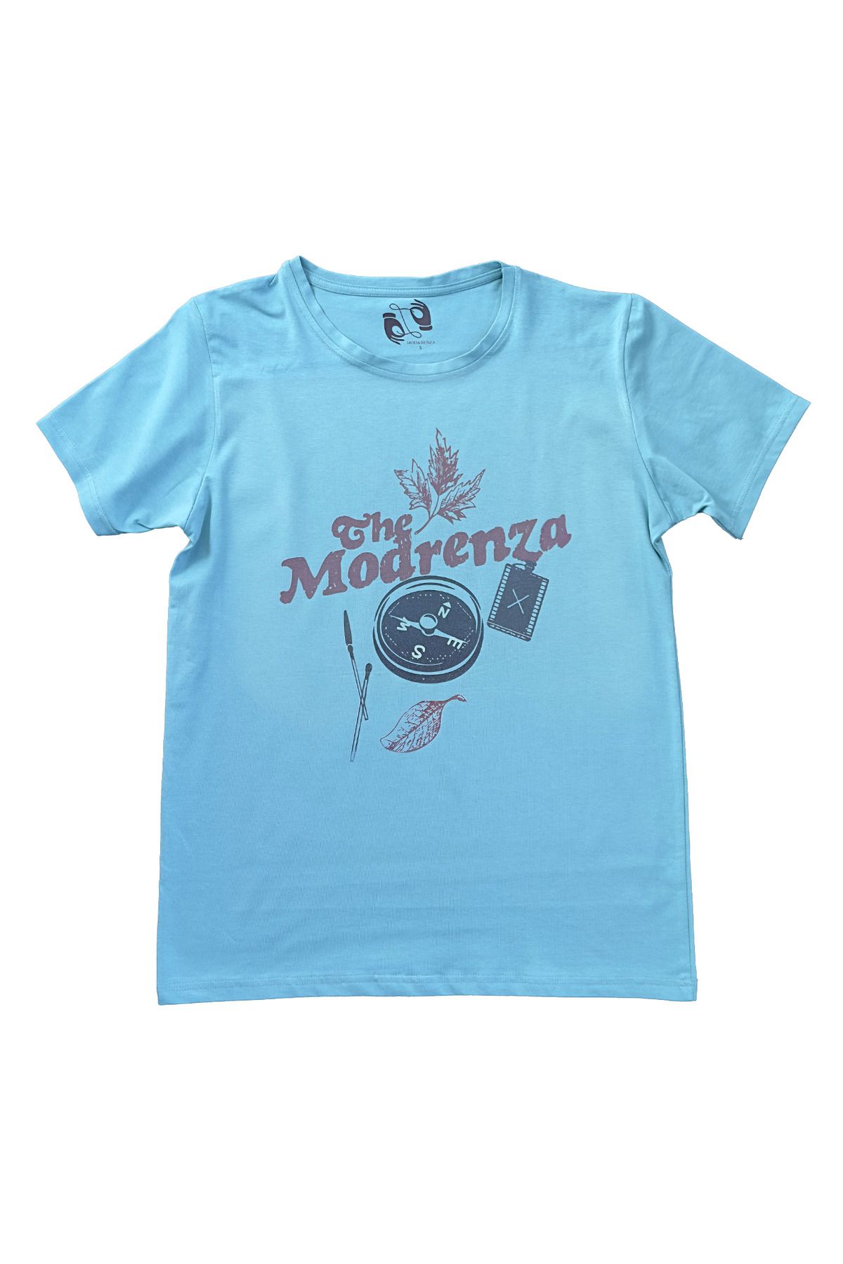 MODRENZA Regular Bisiklet Yaka Baskılı T-Shirt
