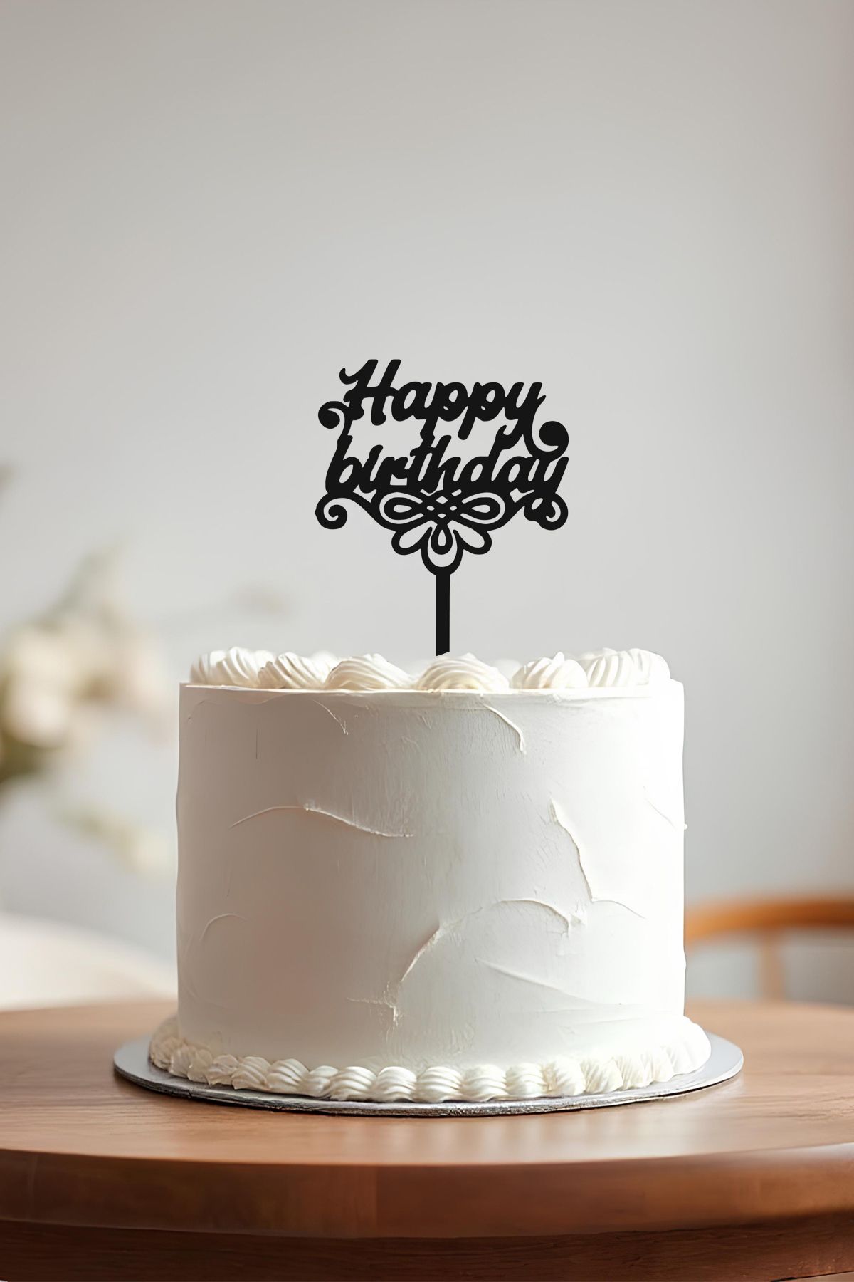 oalpo Happy Birthday Doğum Günü Pastası Kürdanı, Pasta Süsü, Yeniden Kullanılabilir